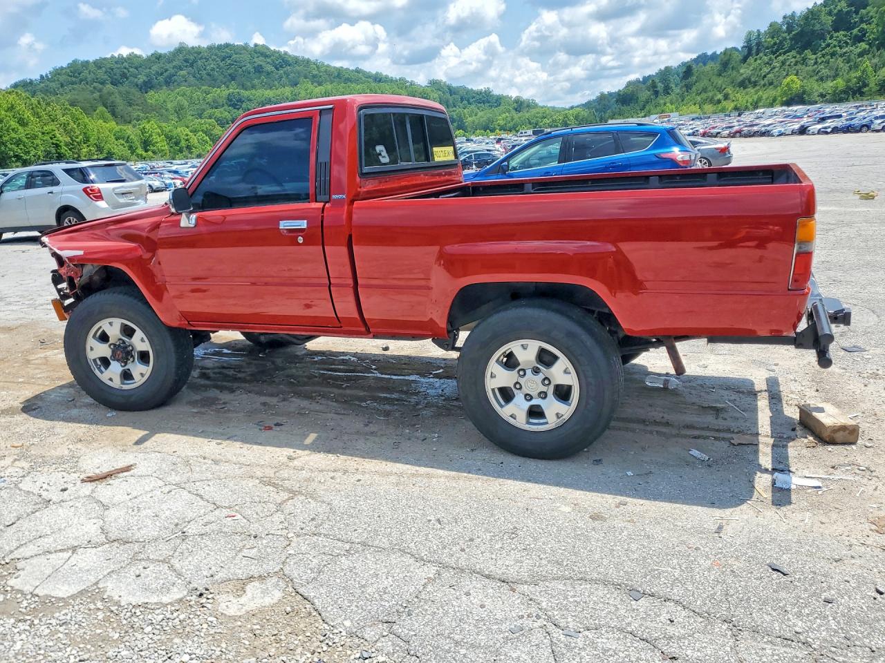 1987 Toyota Pickup Rn63 Std Red vin: JT4RN63R5H0114299