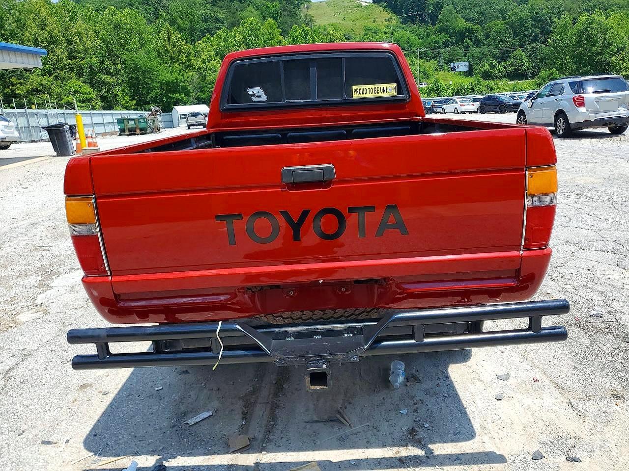 1987 Toyota Pickup Rn63 Std Red vin: JT4RN63R5H0114299