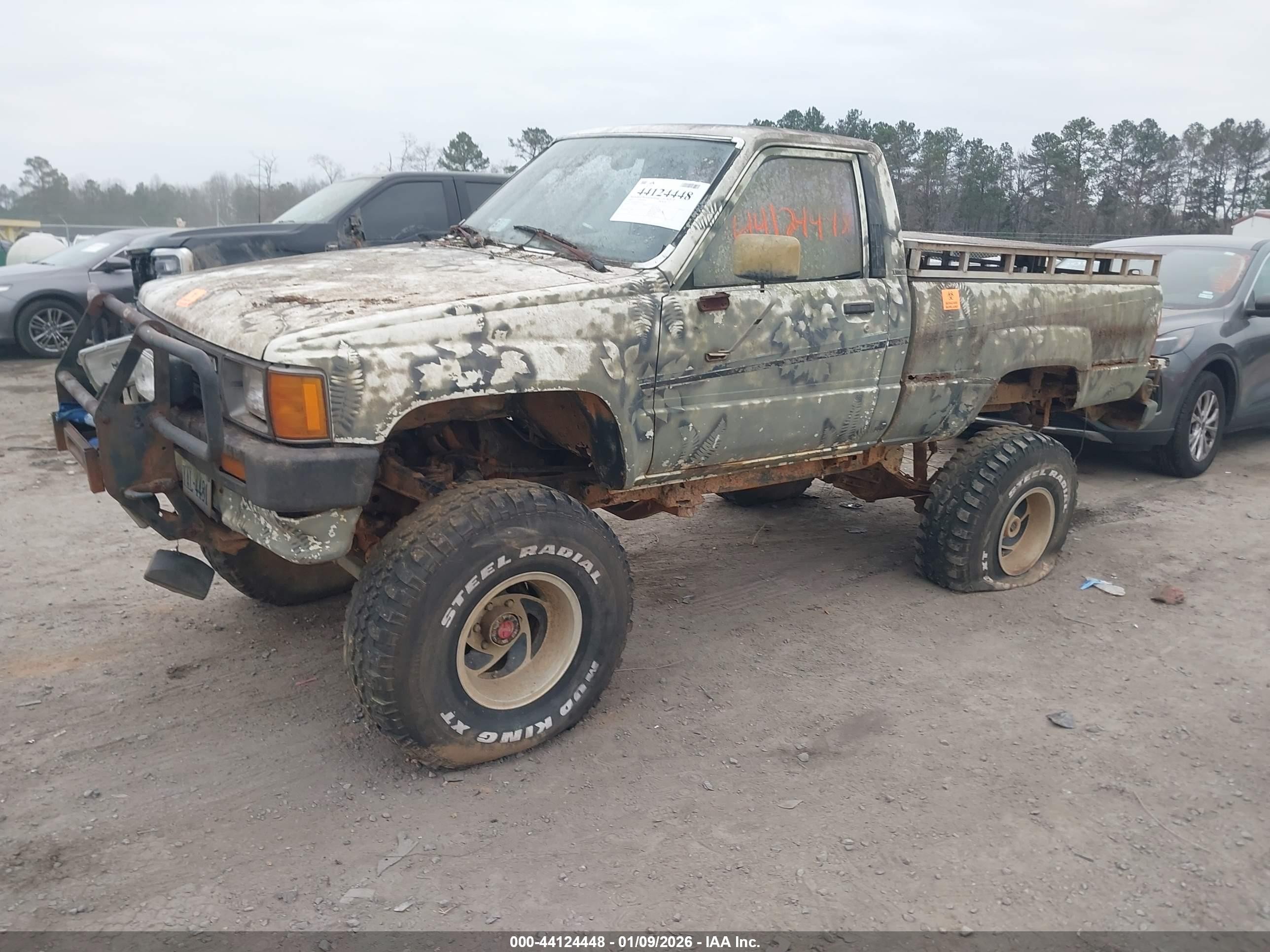 1987 Toyota Pickup Rn63 Std Brown vin: JT4RN63R7H0128494