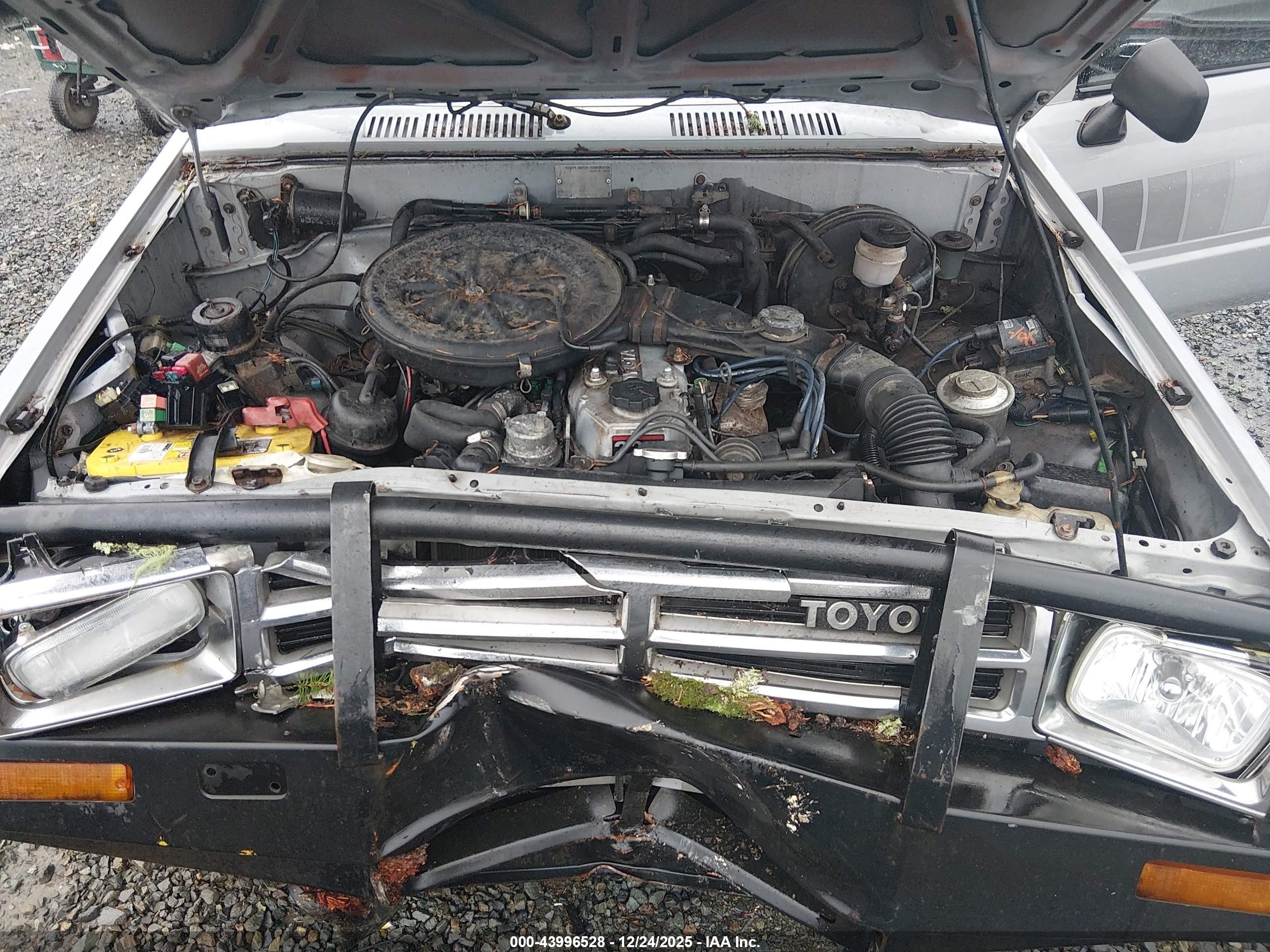 1987 Toyota Pickup Rn63 Std Gray vin: JT4RN63R7H0156330
