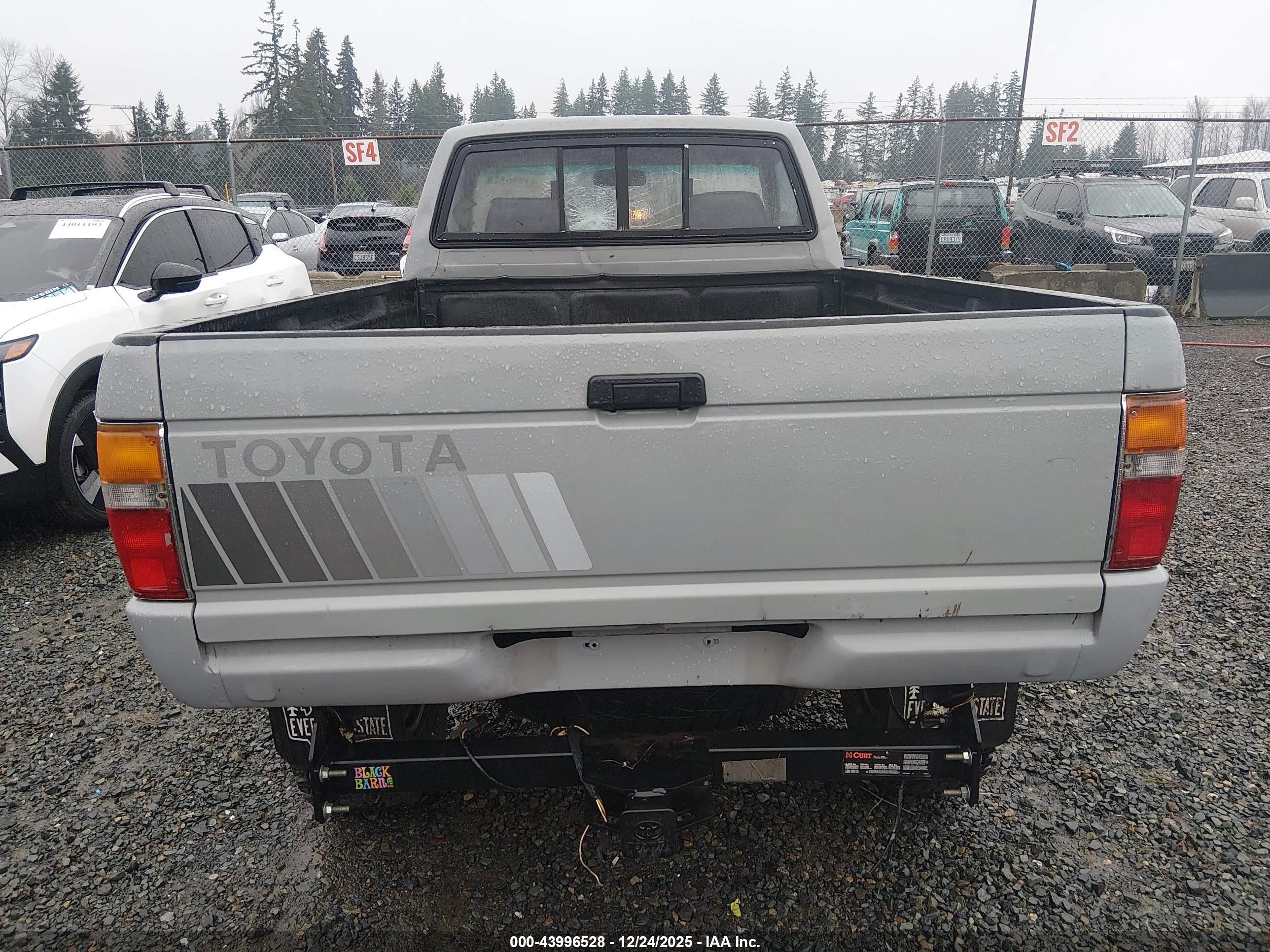 1987 Toyota Pickup Rn63 Std Gray vin: JT4RN63R7H0156330