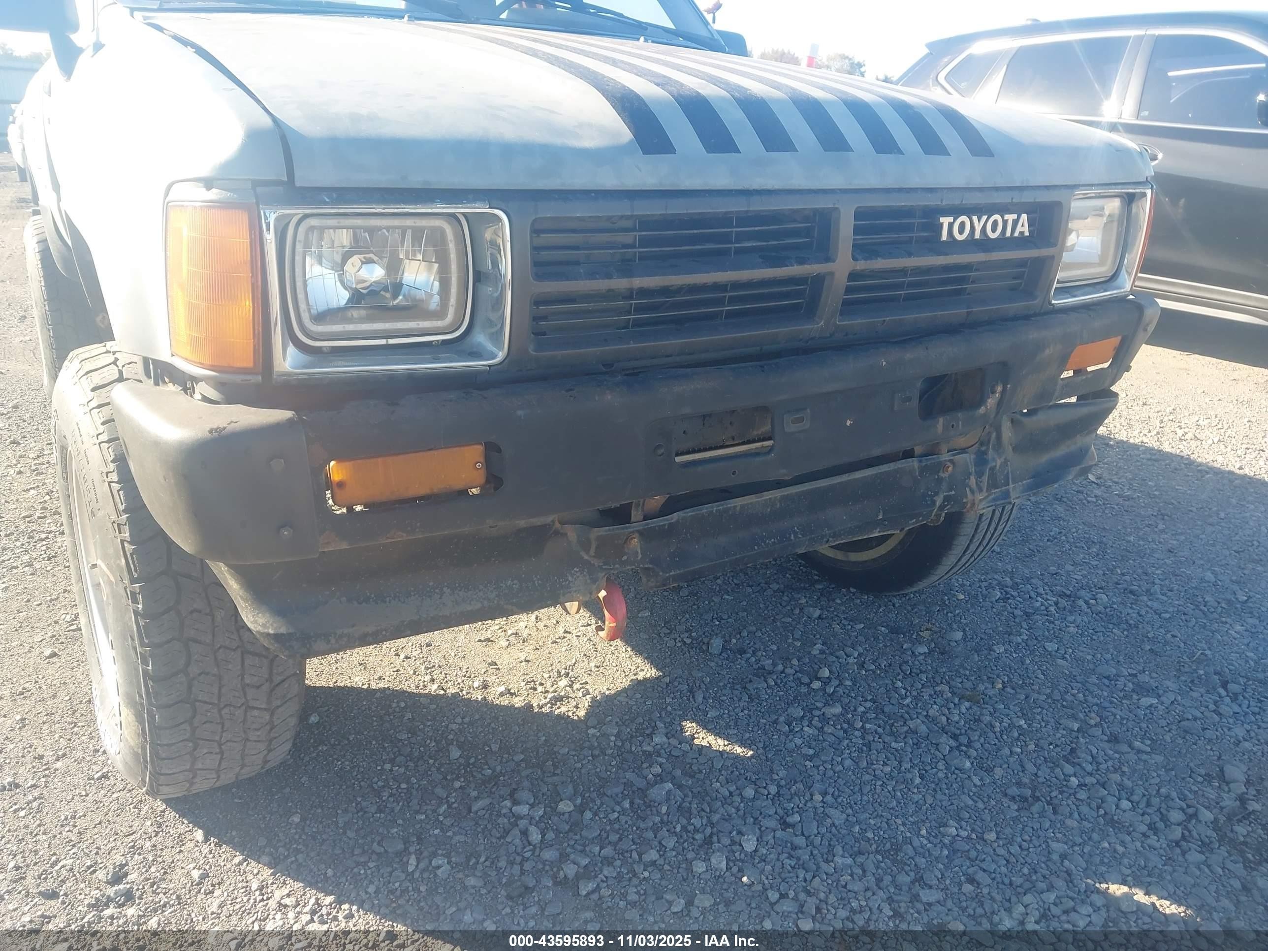 1987 Toyota Pickup Rn63 Std Gray vin: JT4RN63R9H0132370