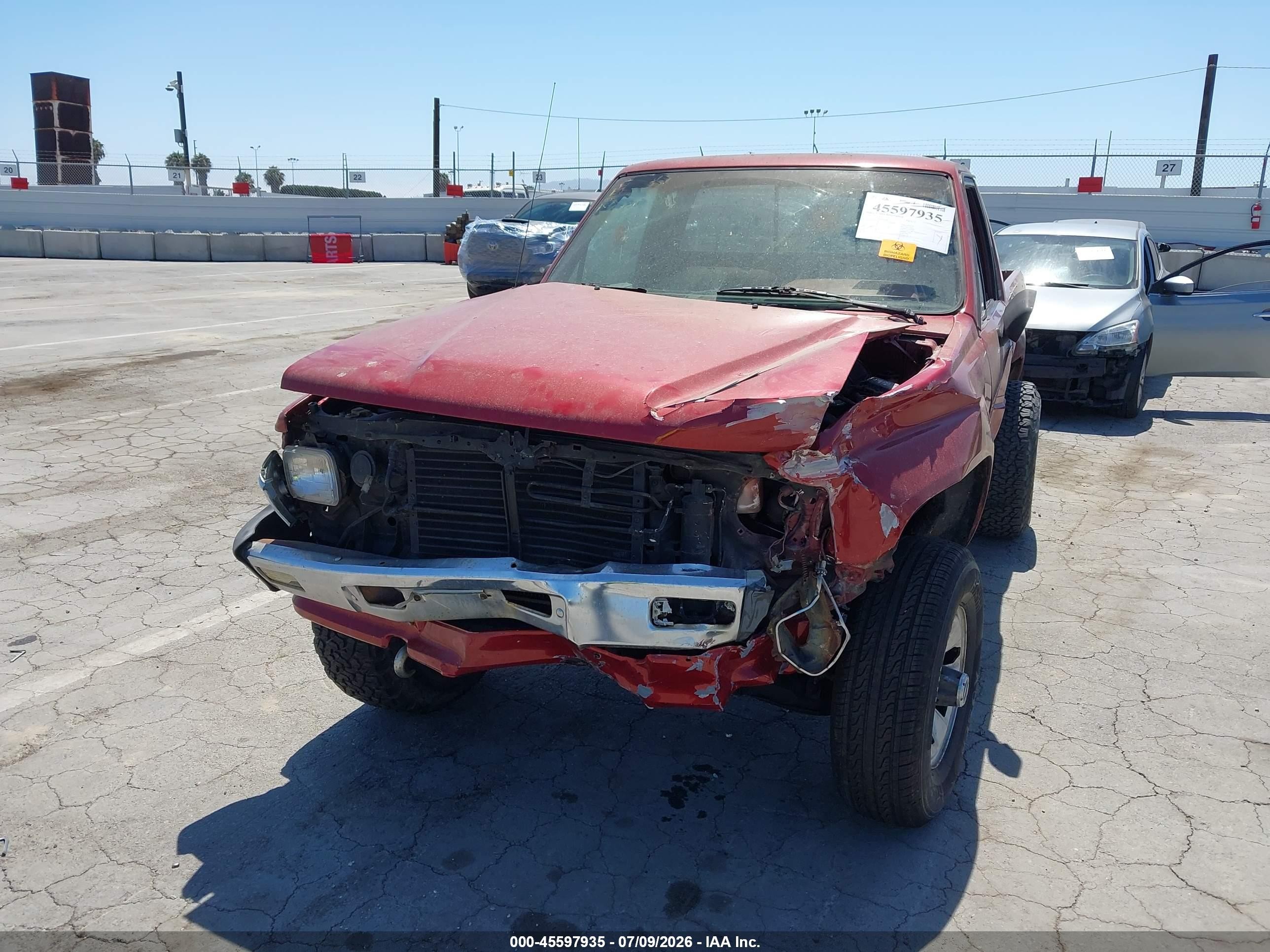 1988 Toyota Pickup Rn63 Sr5 Темно-бордовый vin: JT4RN63S6J5035638