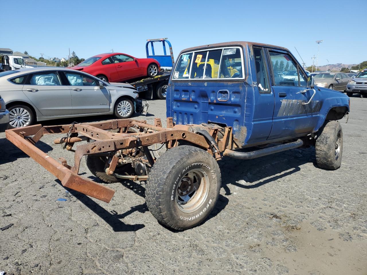 1985 Toyota Pickup Xtracab Rn66 Sr5 Blue vin: JT4RN66S4F5070021