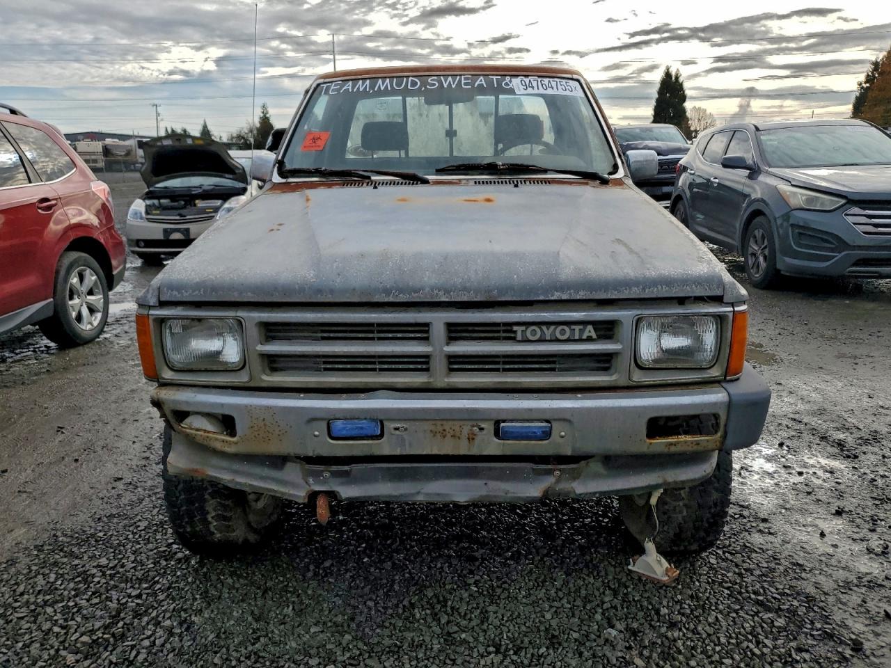 1987 Toyota Pickup Xtracab Rn67 Dlx Gray vin: JT4RN67P4H5055676
