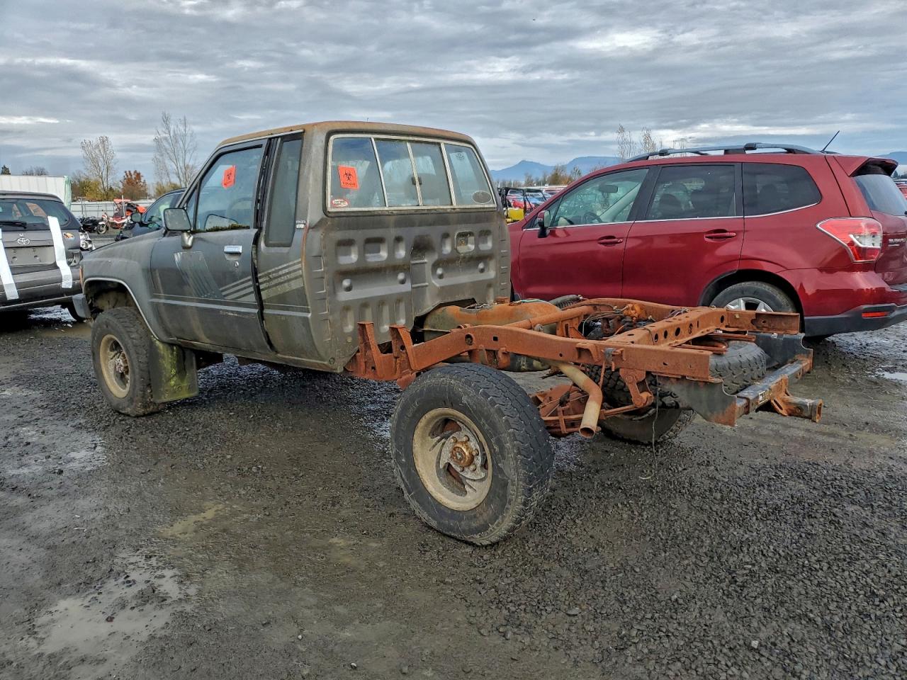 1987 Toyota Pickup Xtracab Rn67 Dlx Gray vin: JT4RN67P4H5055676