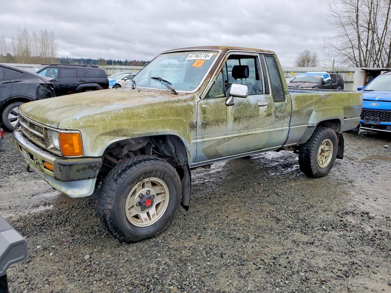 1988 Toyota Pickup Deluxe Blue vin: JT4RN67P6J5091116