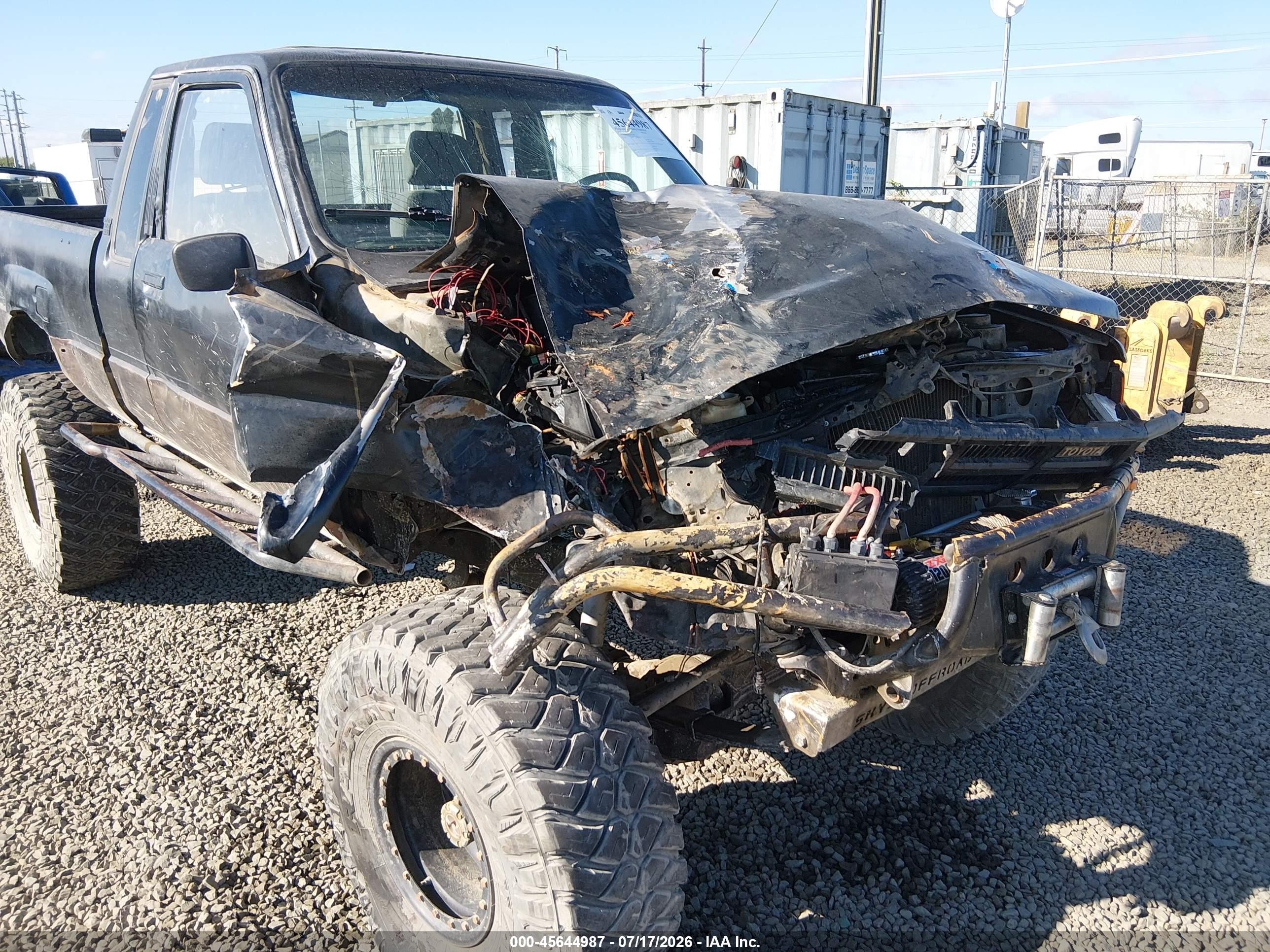 1986 Toyota Pickup Xtracab Rn66 Sr5 Black vin: JT4RN67SXG5024290