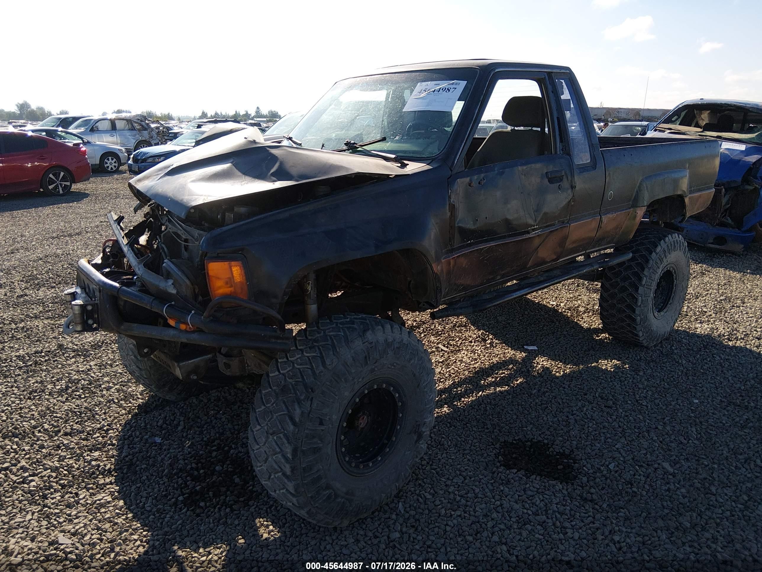 1986 Toyota Pickup Xtracab Rn66 Sr5 Black vin: JT4RN67SXG5024290