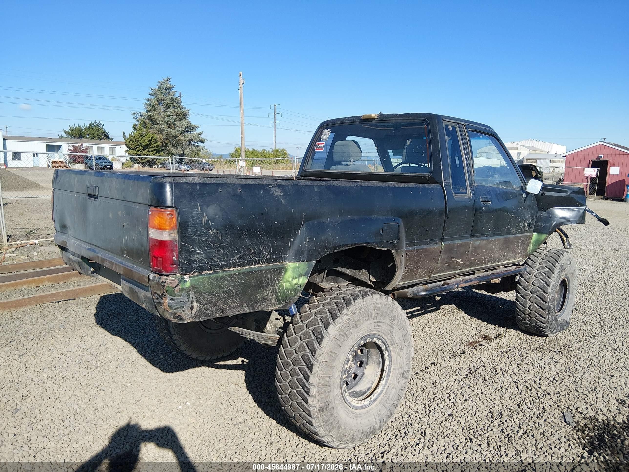 1986 Toyota Pickup Xtracab Rn66 Sr5 Black vin: JT4RN67SXG5024290