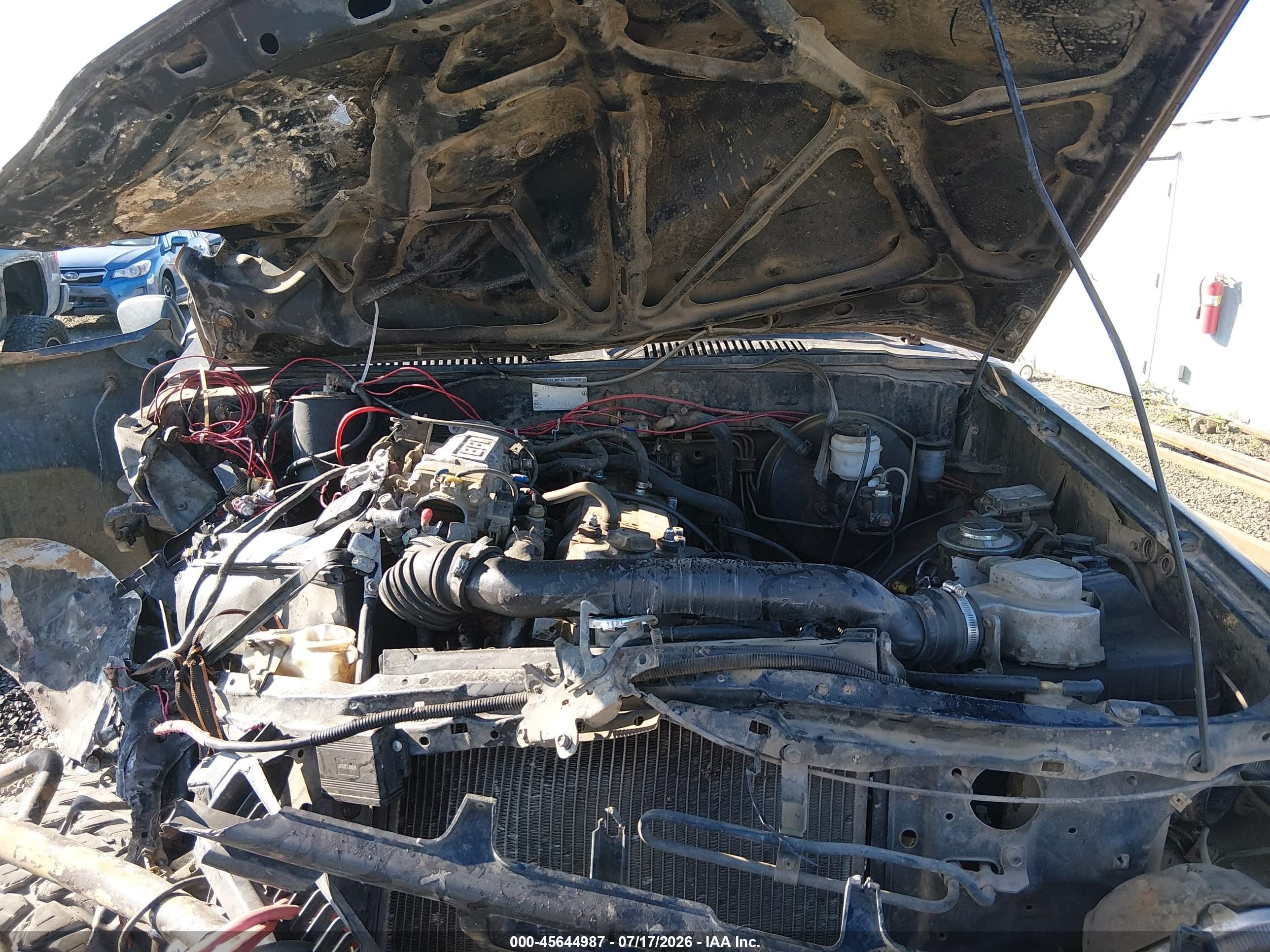 1986 Toyota Pickup Xtracab Rn66 Sr5 Black vin: JT4RN67SXG5024290
