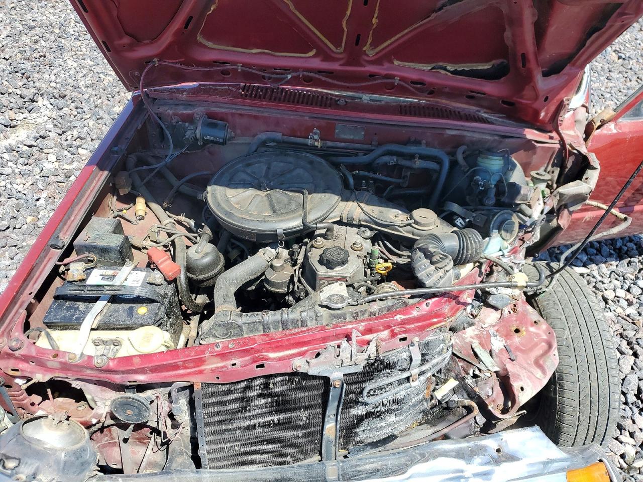 1987 Toyota Pickup Xtracab Rn70 Dlx Red vin: JT4RN70D4H0034622