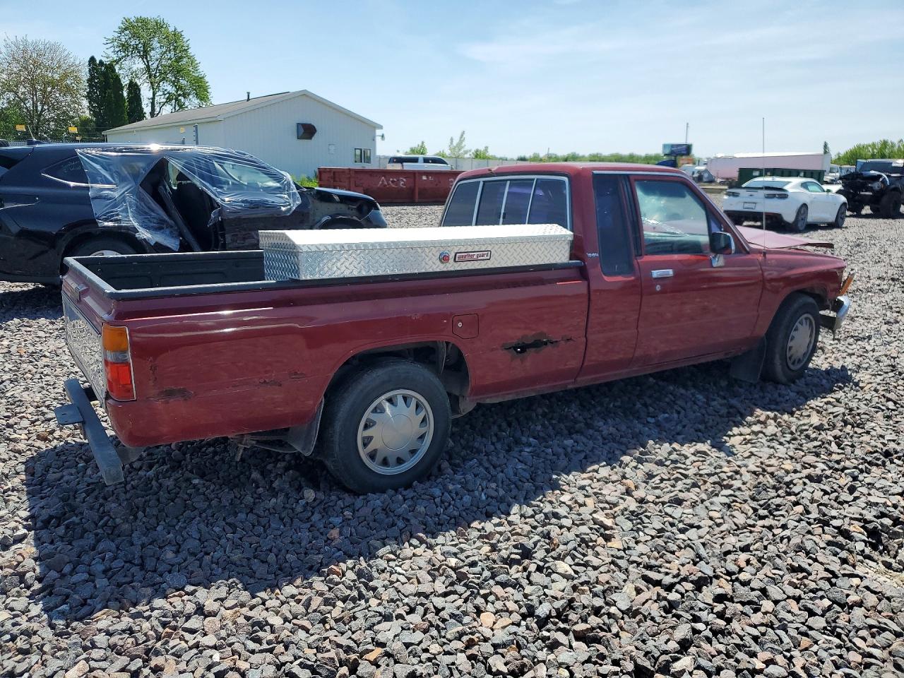 1987 Toyota Pickup Xtracab Rn70 Dlx Red vin: JT4RN70D4H0034622