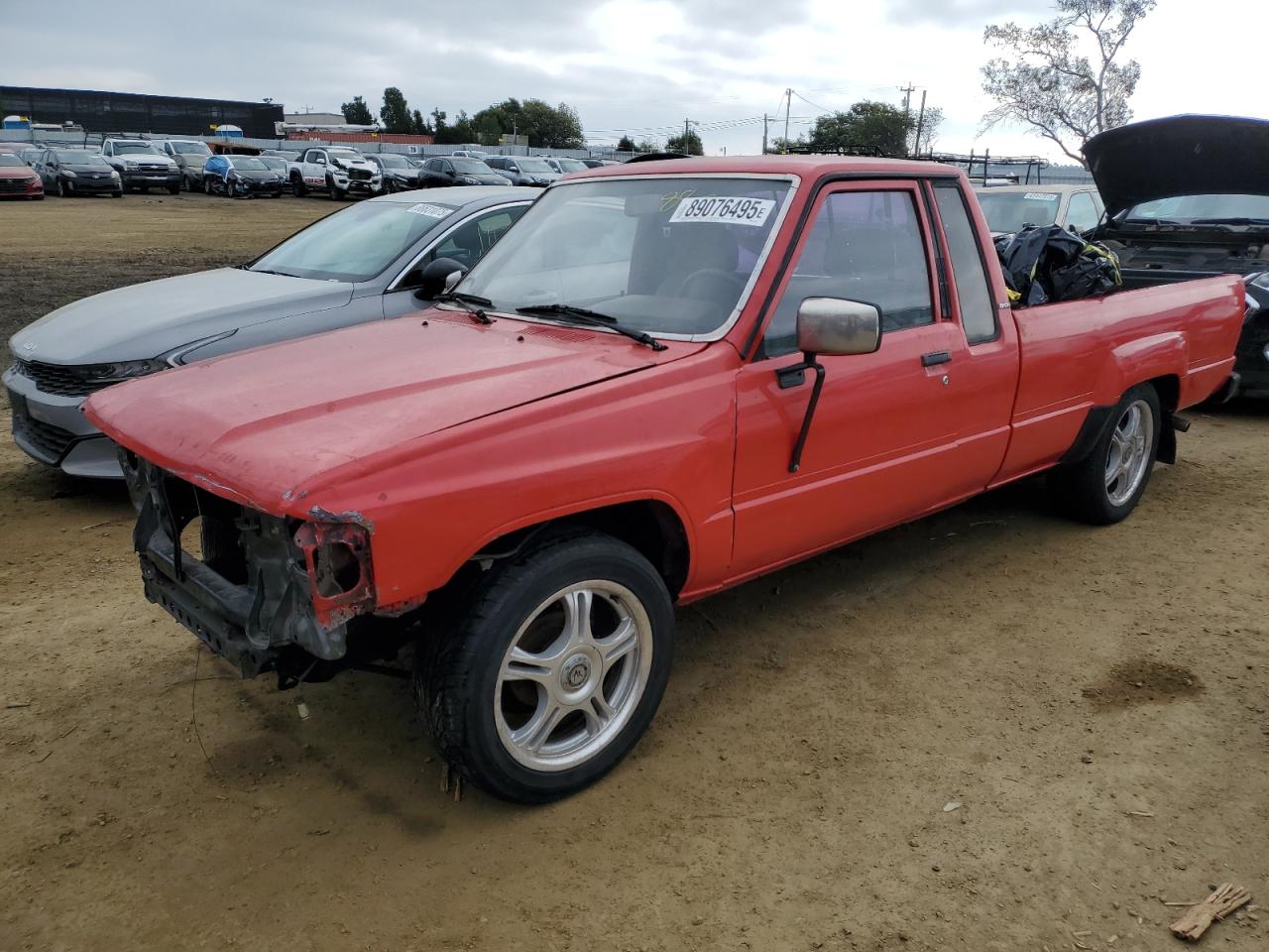 1987 Toyota Pickup Xtracab Rn70 Dlx Red vin: JT4RN70D9H0027911