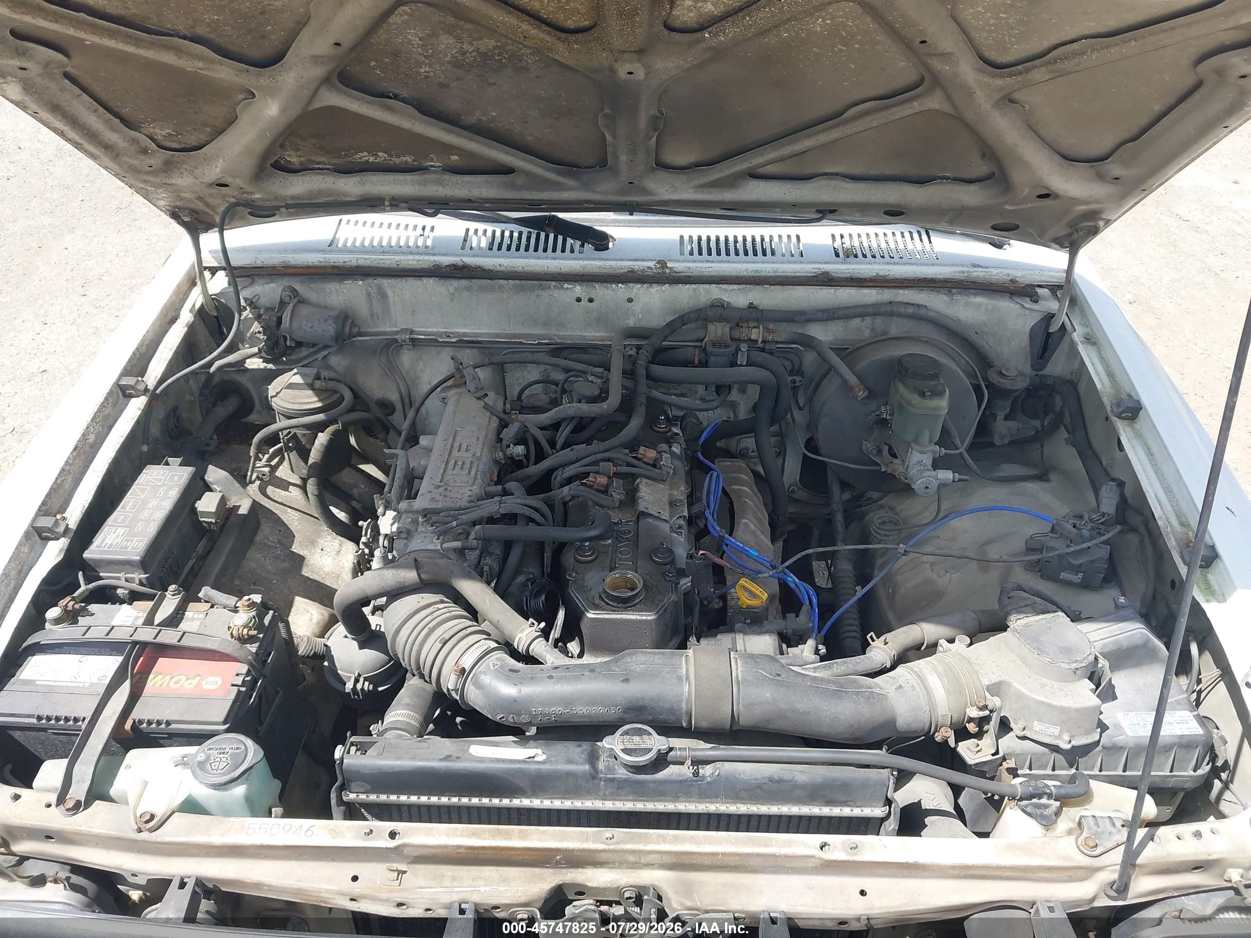 1995 Toyota Pickup 1/2 Ton Short Wheelbase Белый vin: JT4RN81A0S5203961