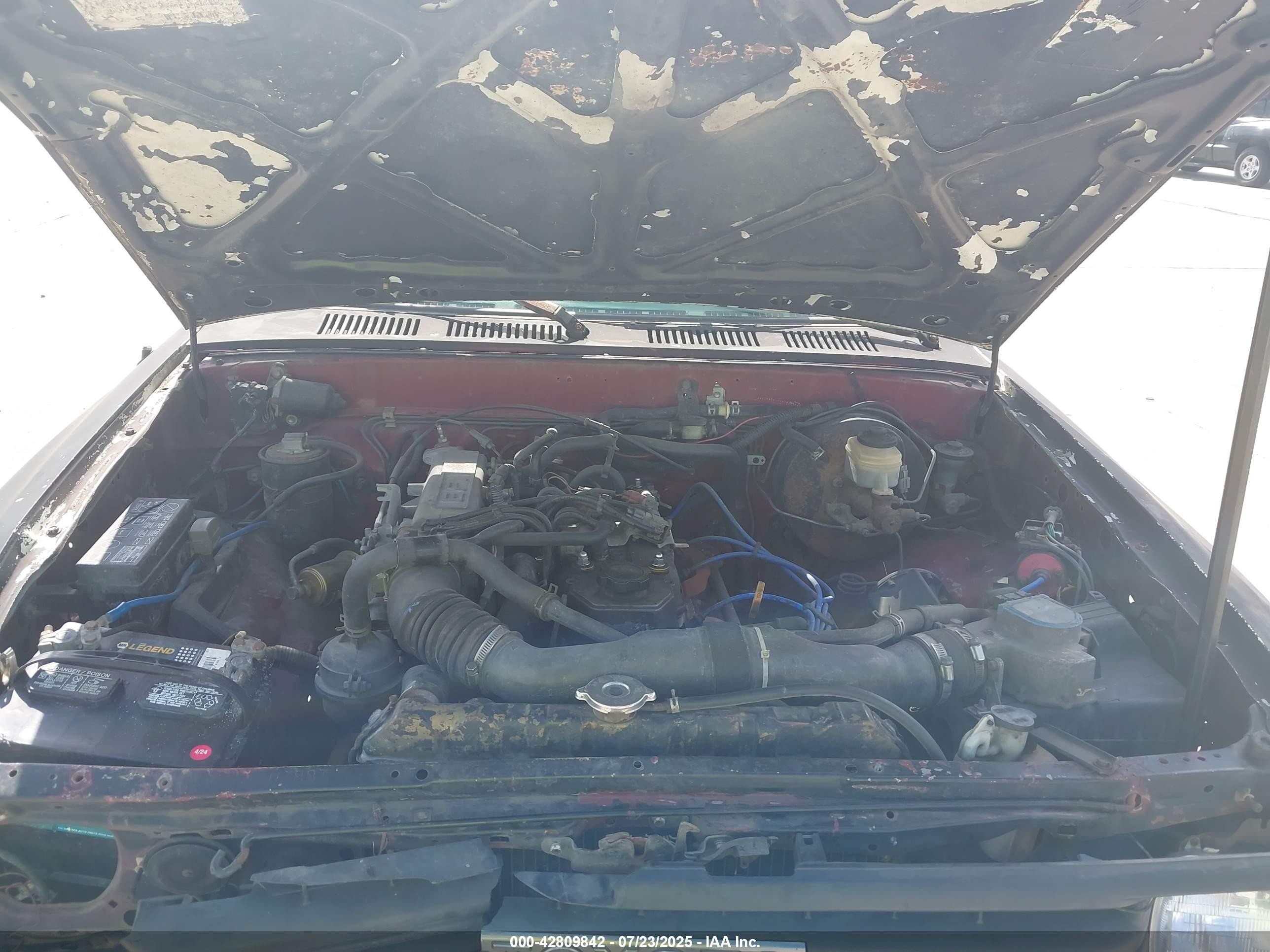 1990 Toyota Pickup 1/2 Ton Short Wheelbase Black vin: JT4RN81A3L0045985