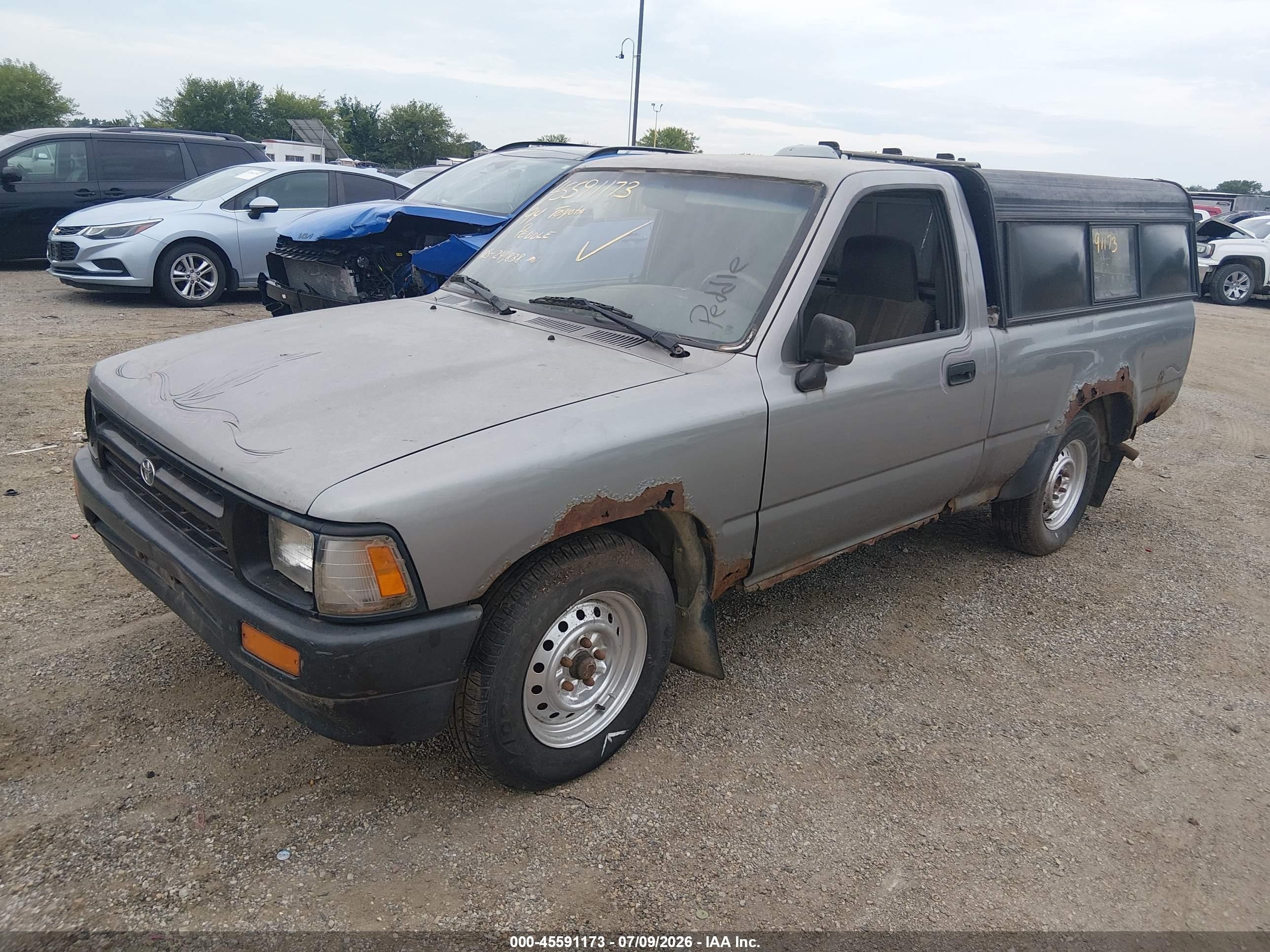 1994 Toyota Pickup 1/2 Ton Short Wheelbase Gray vin: JT4RN81A4R5188200