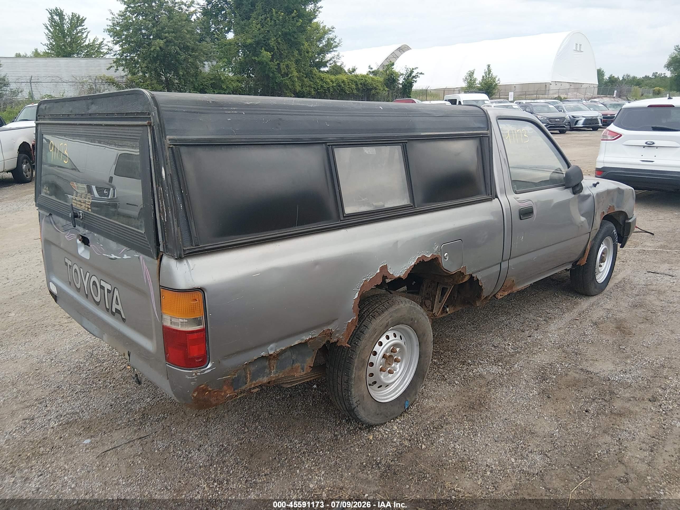 1994 Toyota Pickup 1/2 Ton Short Wheelbase Gray vin: JT4RN81A4R5188200