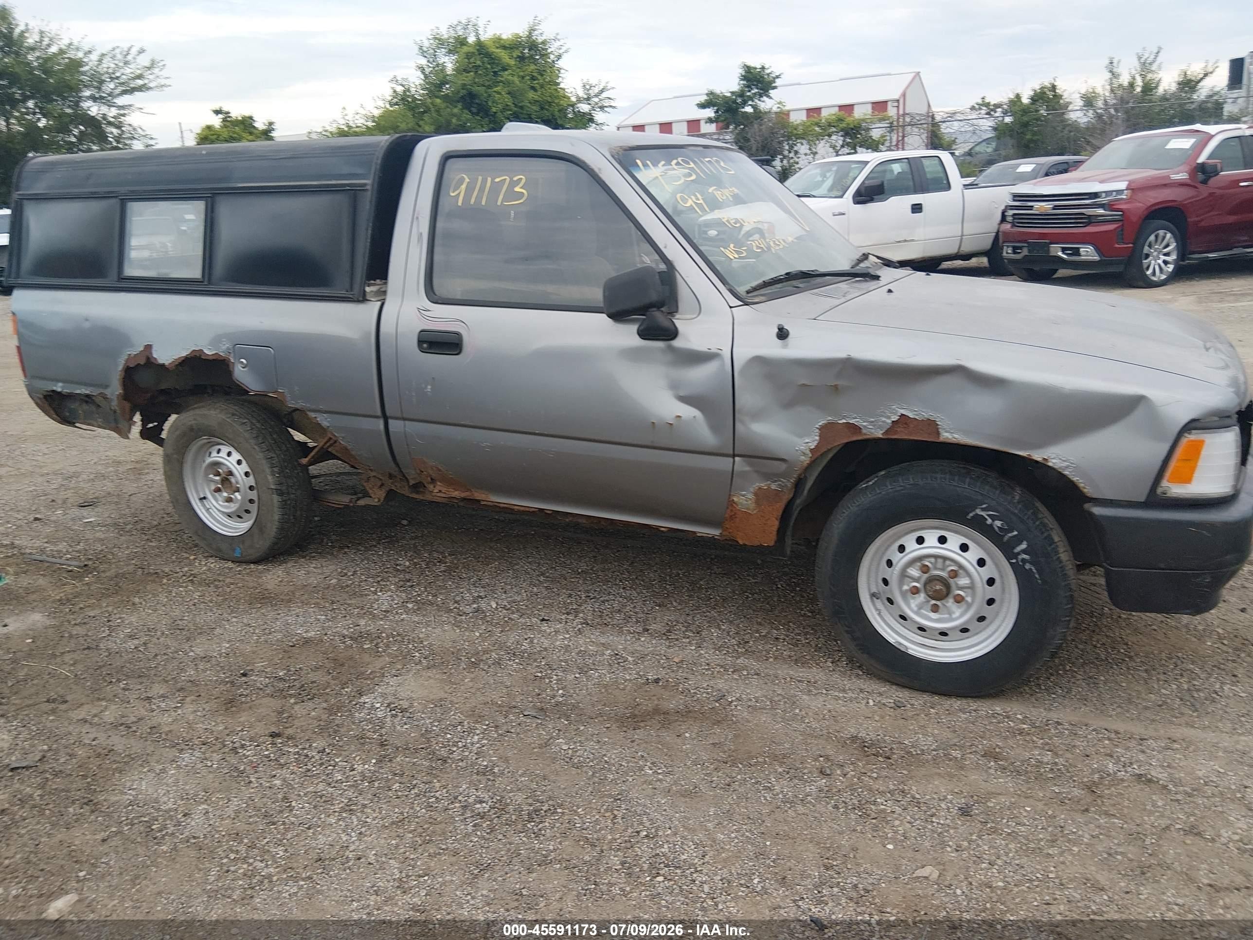 1994 Toyota Pickup 1/2 Ton Short Wheelbase Gray vin: JT4RN81A4R5188200