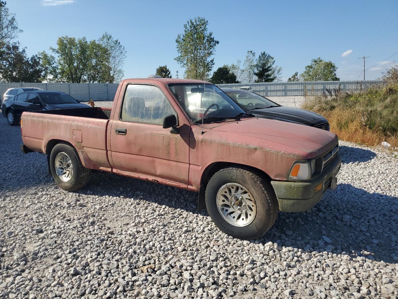 1994 Toyota Pickup 1/2 Ton Short Wheelbase Бордовый vin: JT4RN81A9R5186717