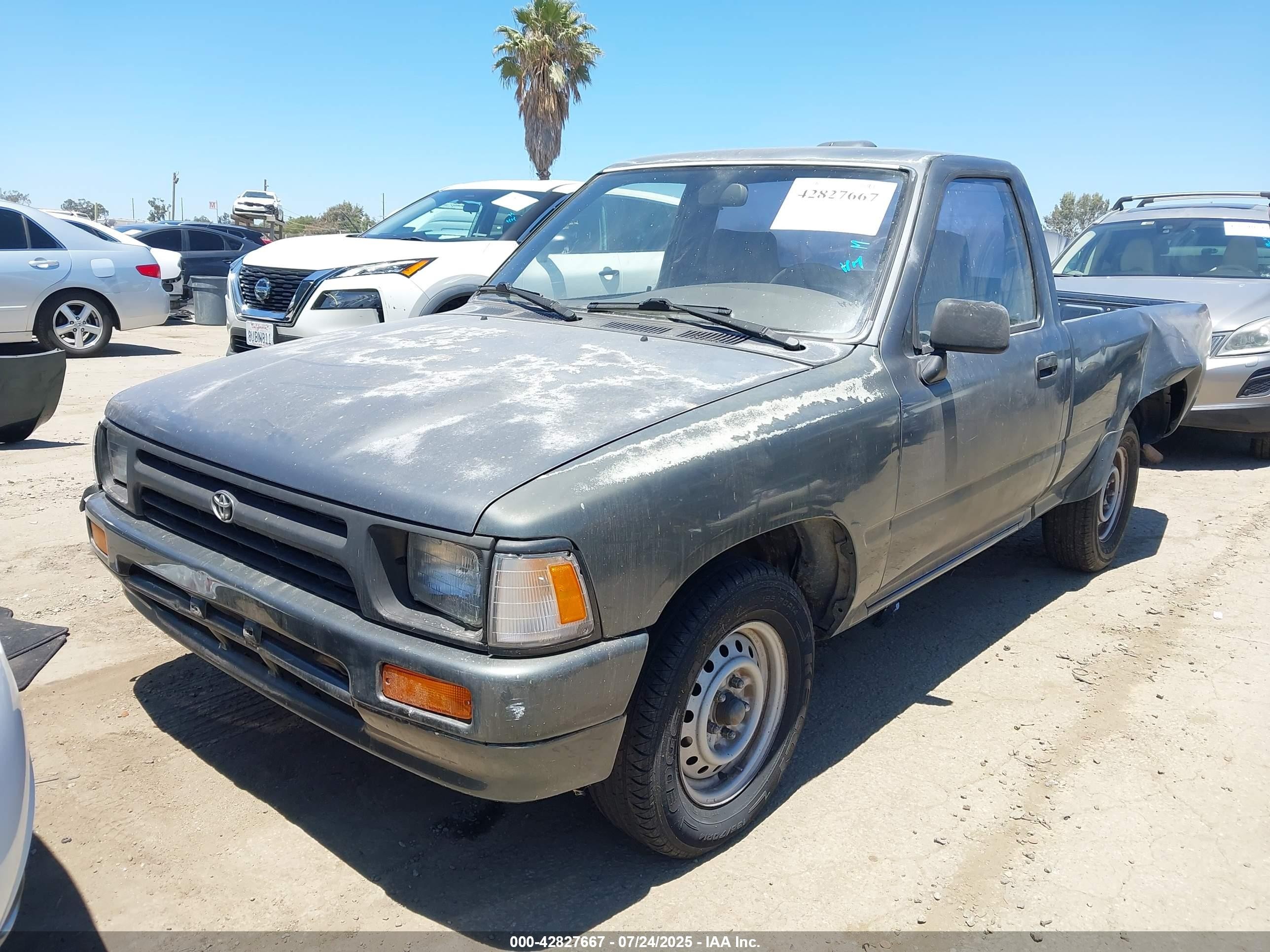 1995 Toyota Pickup 1/2 Ton Short Wheelbase Gray vin: JT4RN81A9S5205546