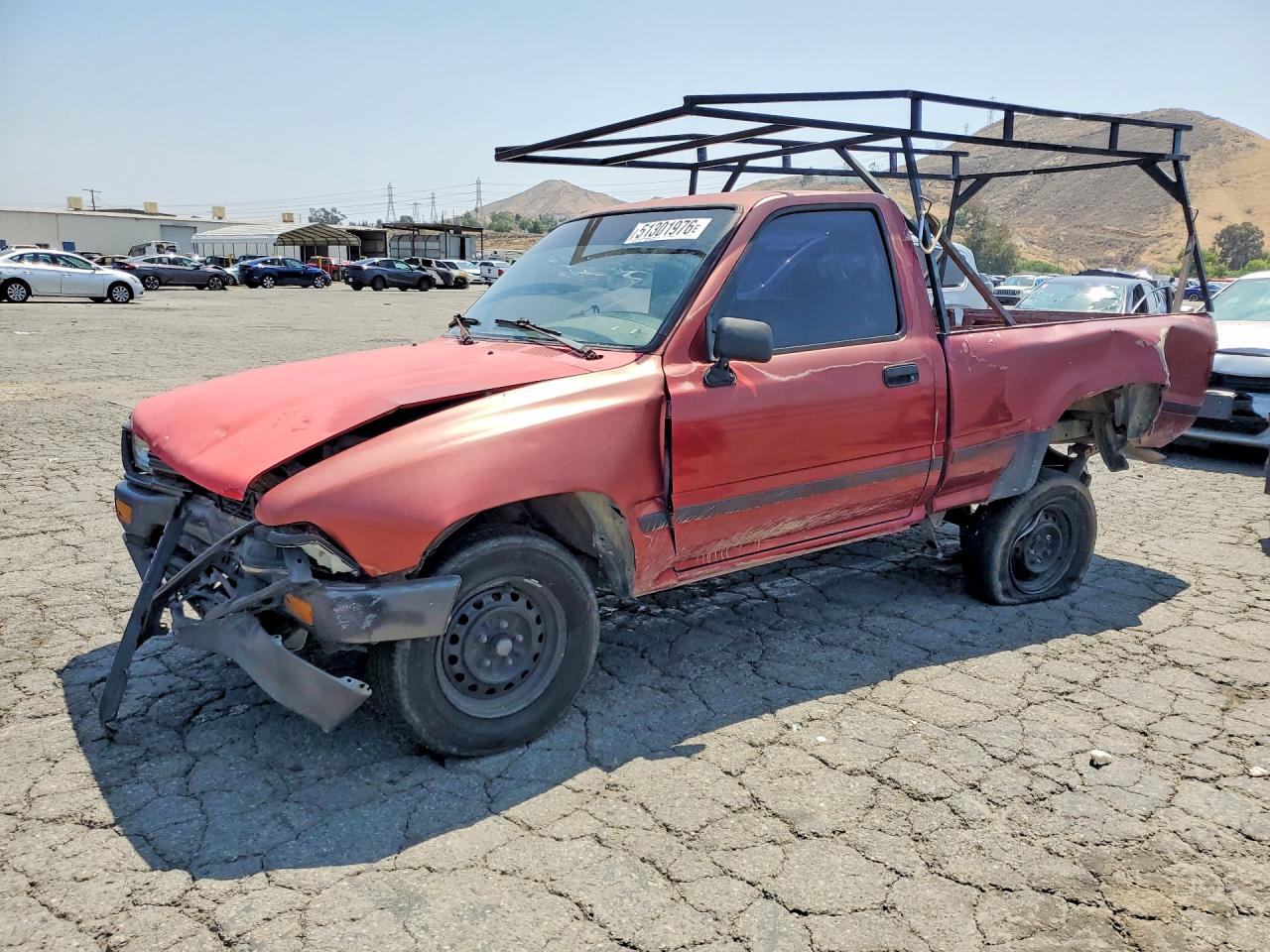 1991 Toyota Pickup Base Burgundy vin: JT4RN81AXM0072392