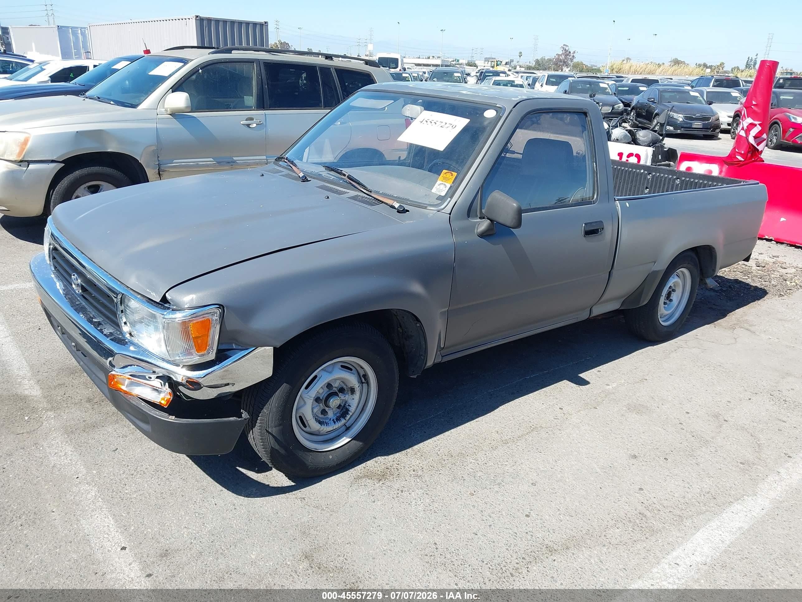 1989 Toyota Pickup 1/2 Ton Sht Wheelbase Dlx Gray vin: JT4RN81P1K0021316