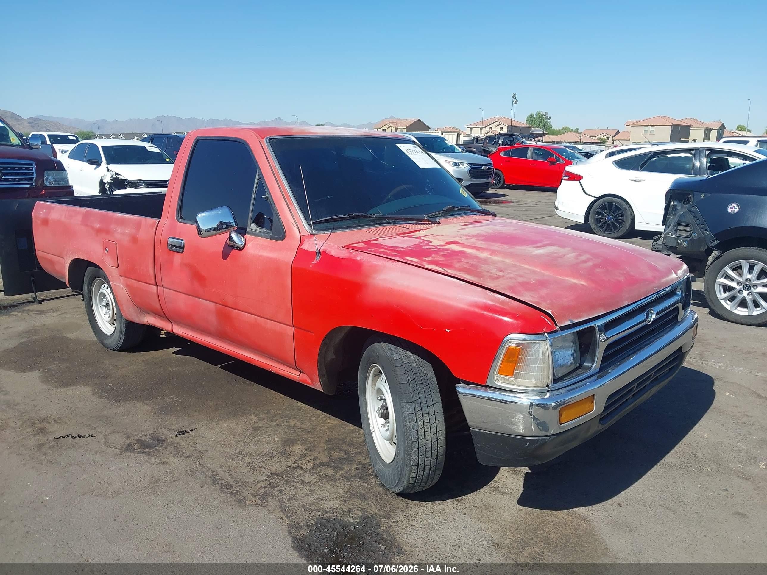 1991 Toyota Pickup 1/2 Ton Sht Wheelbase Dlx Красный vin: JT4RN81P1M5113791