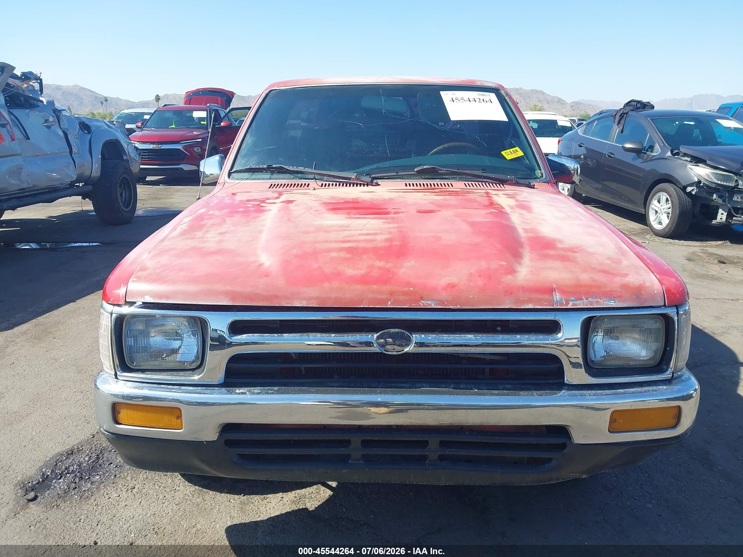 1991 Toyota Pickup 1/2 Ton Sht Wheelbase Dlx Red vin: JT4RN81P1M5113791