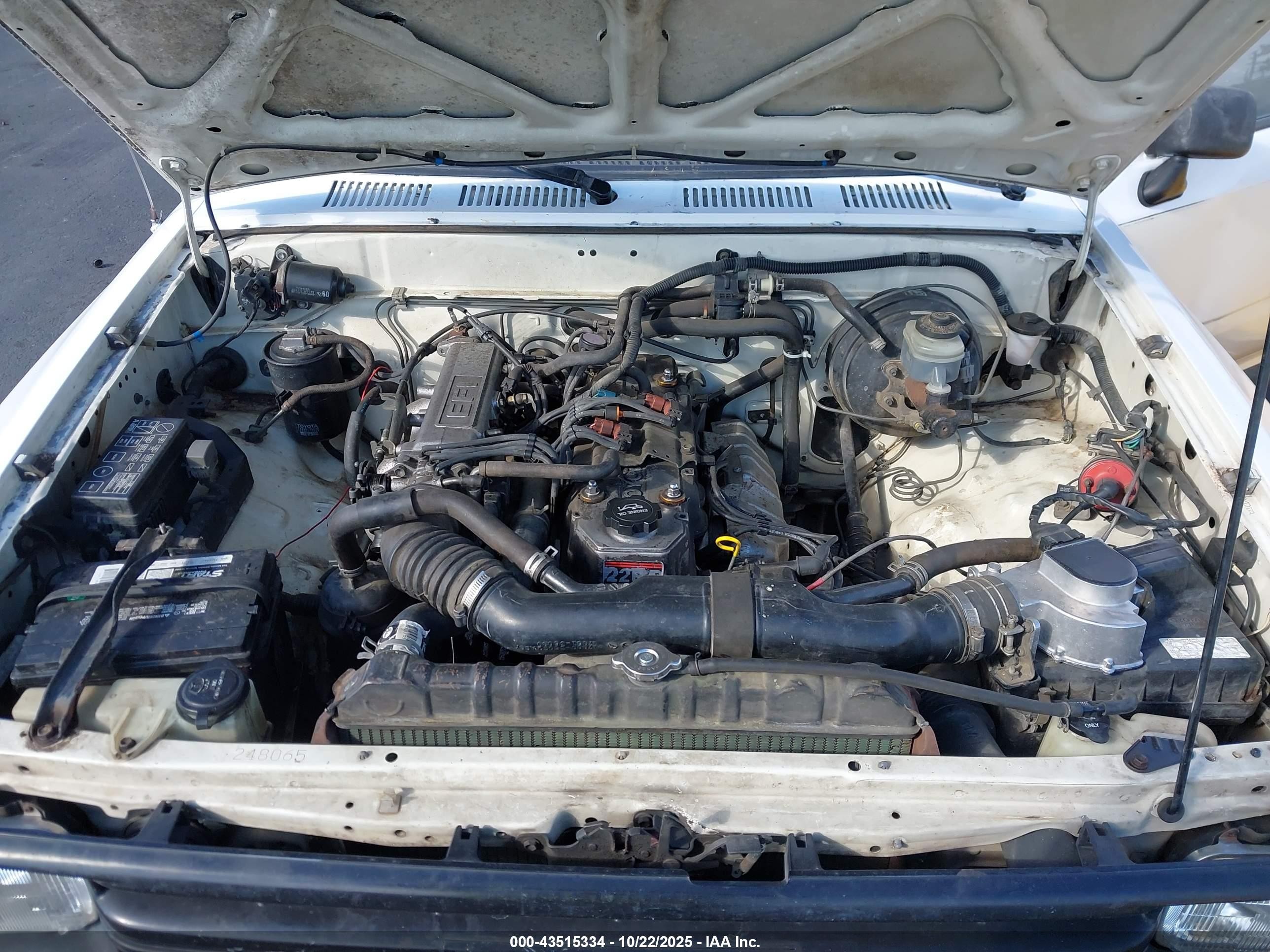 1989 Toyota Pickup 1/2 Ton Sht Wheelbase Dlx White vin: JT4RN81P2K5040976