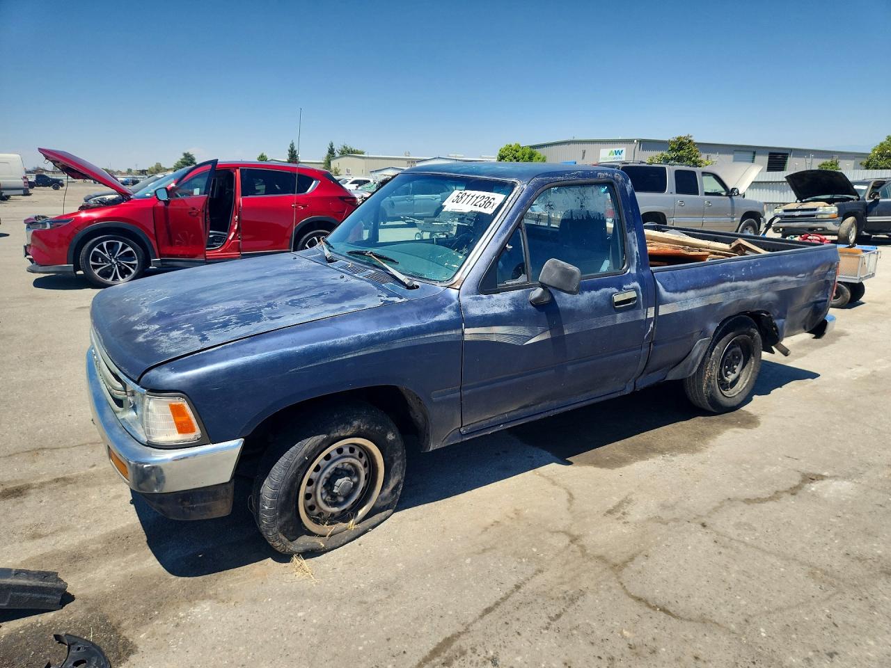 1991 Toyota Pickup 1/2 Ton Short Wheelbase Dlx Синий vin: JT4RN81P2M5121690