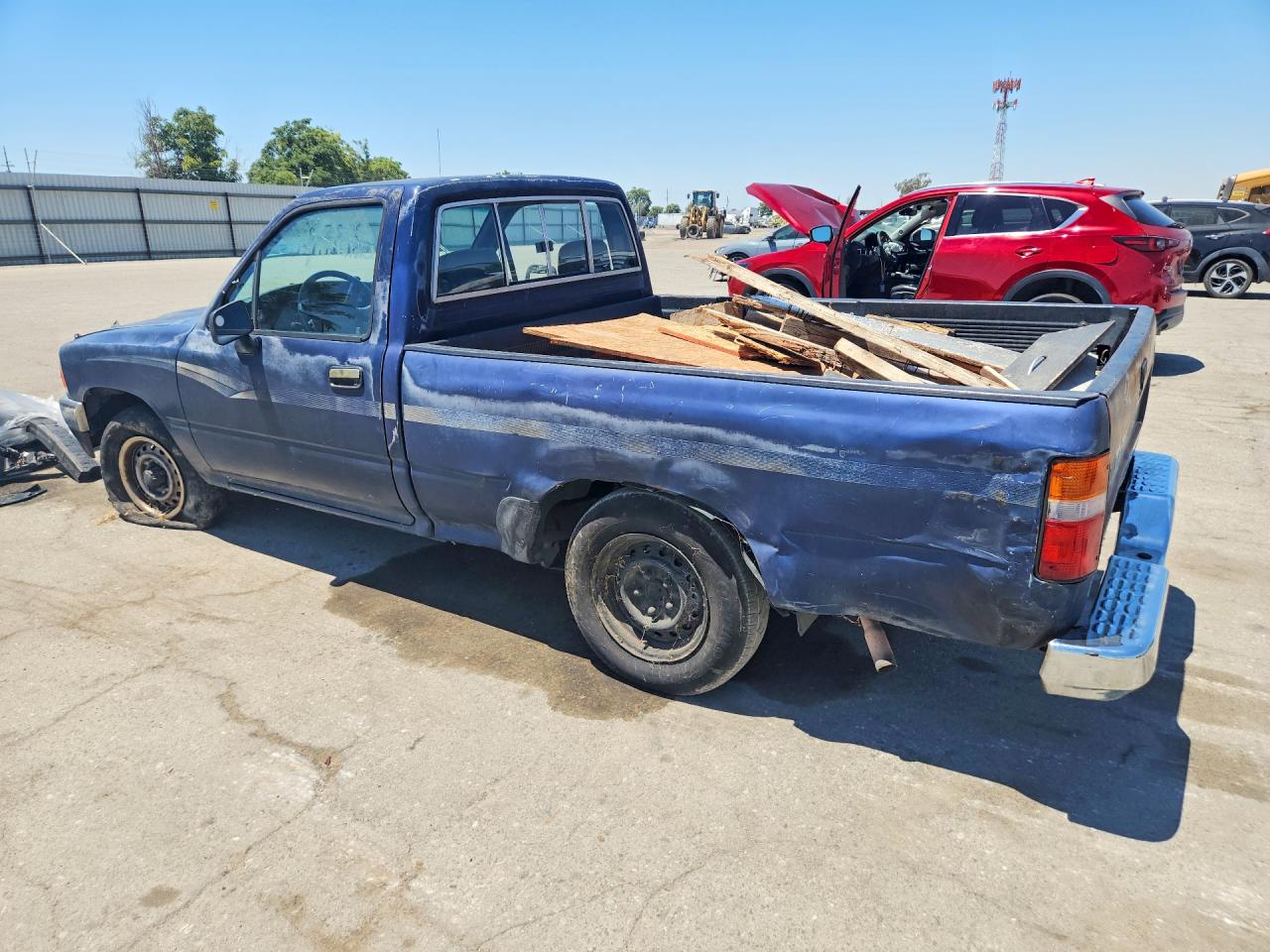 1991 Toyota Pickup 1/2 Ton Short Wheelbase Dlx Blue vin: JT4RN81P2M5121690