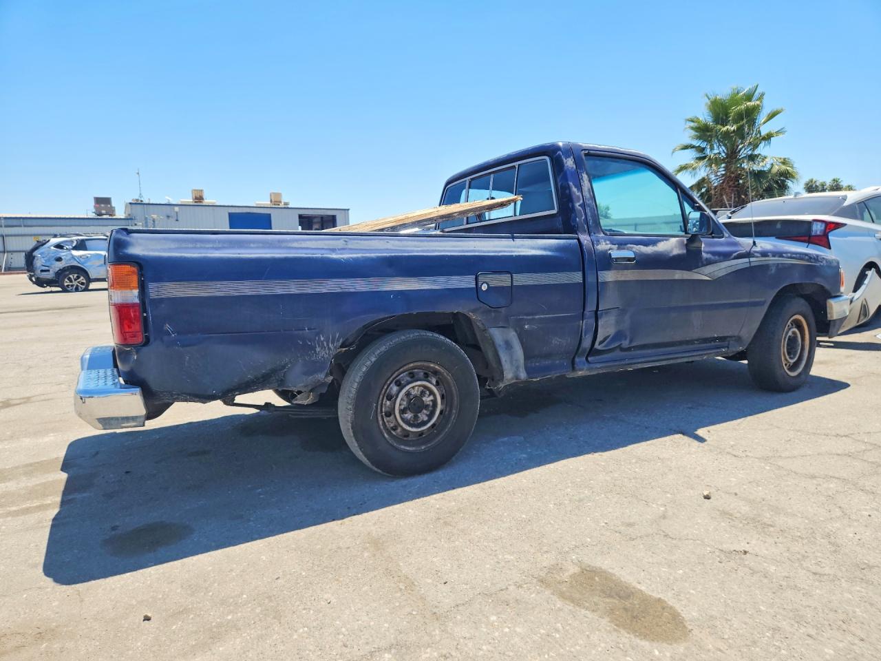 1991 Toyota Pickup 1/2 Ton Short Wheelbase Dlx Blue vin: JT4RN81P2M5121690