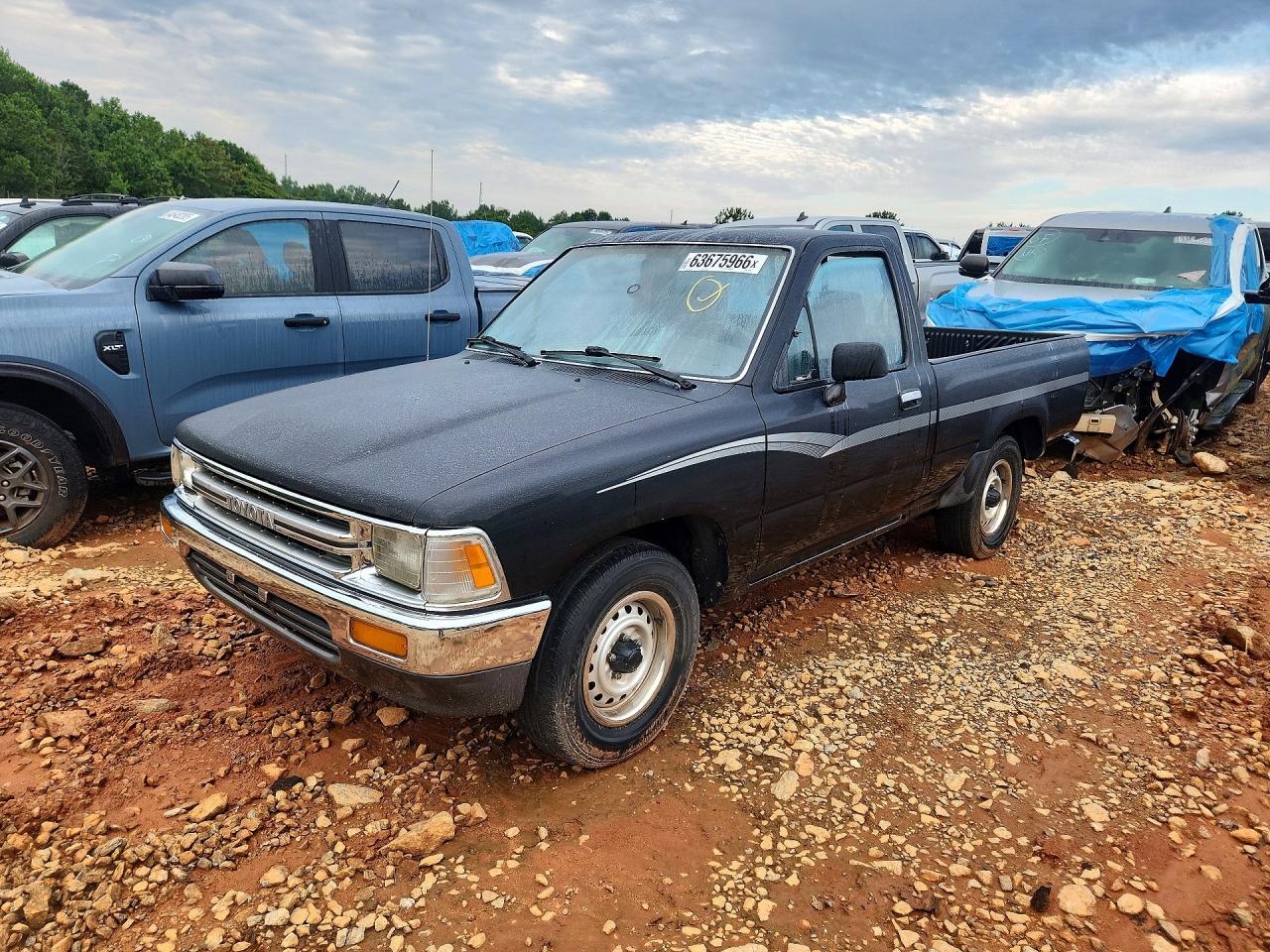 1991 Toyota Pickup Deluxe Black vin: JT4RN81P2M5122869