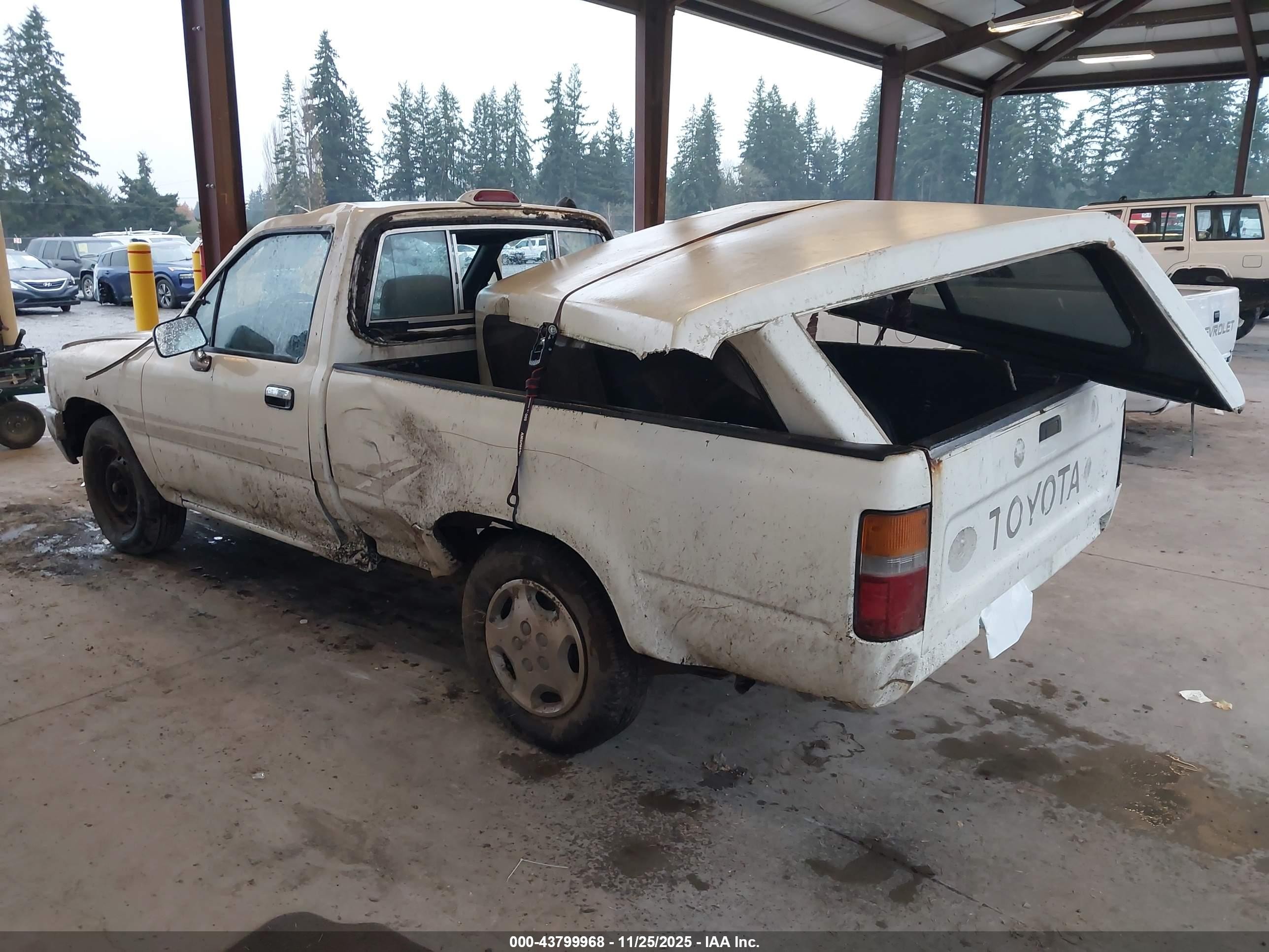 1995 Toyota Pickup 1/2 Ton Short Whlbse Dx White vin: JT4RN81P4S5201831