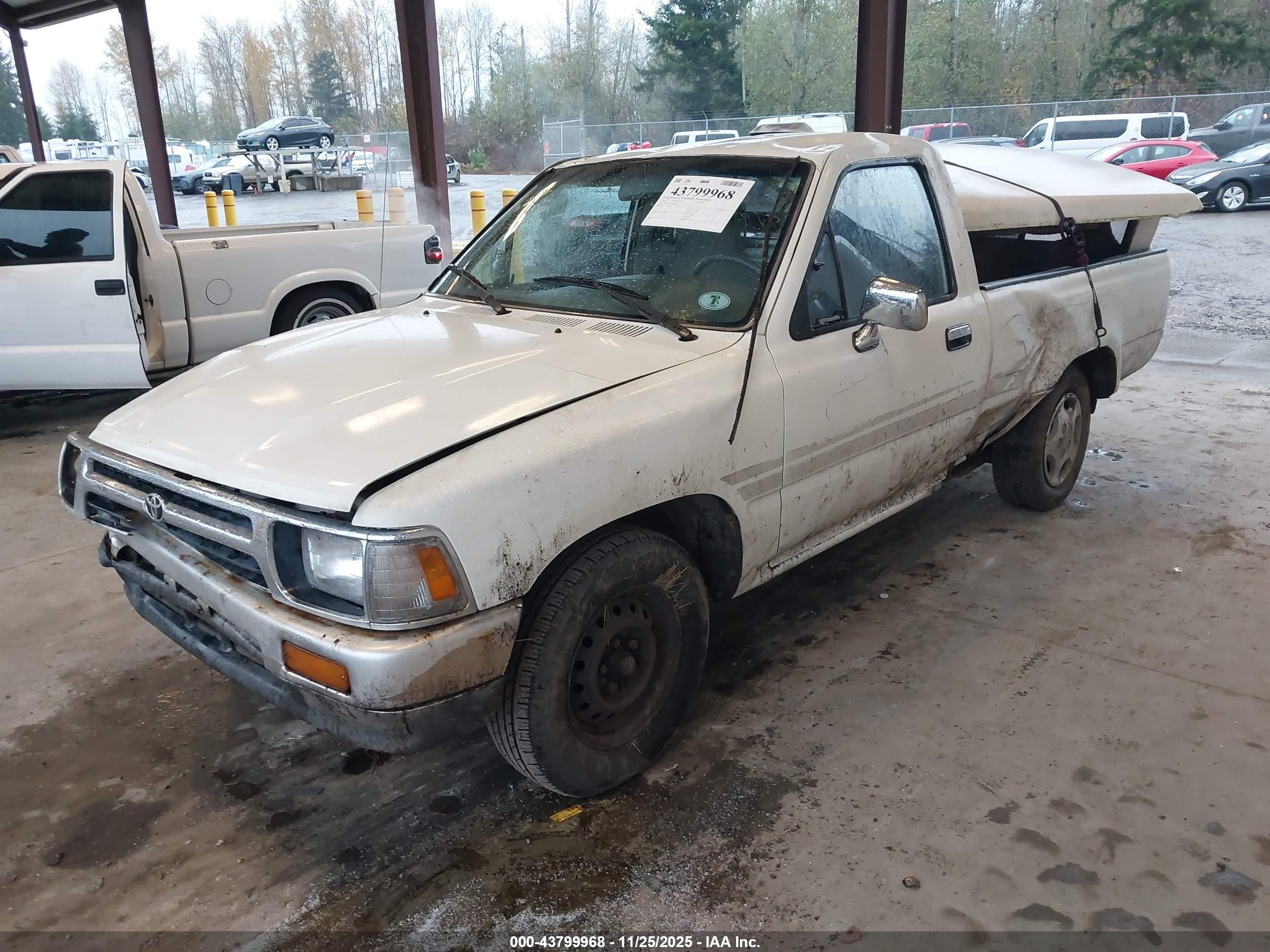 1995 Toyota Pickup 1/2 Ton Short Whlbse Dx White vin: JT4RN81P4S5201831