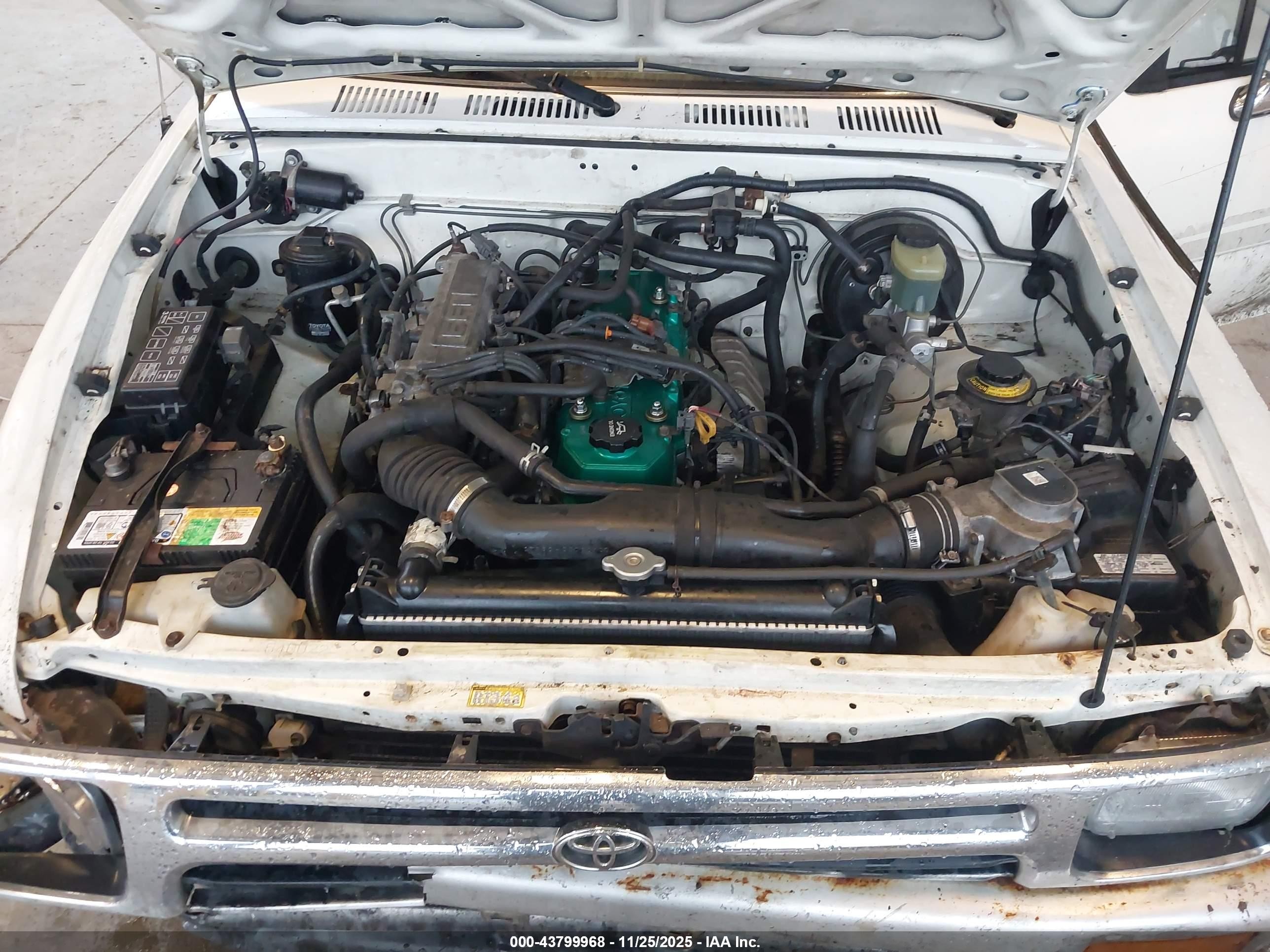 1995 Toyota Pickup 1/2 Ton Short Whlbse Dx White vin: JT4RN81P4S5201831