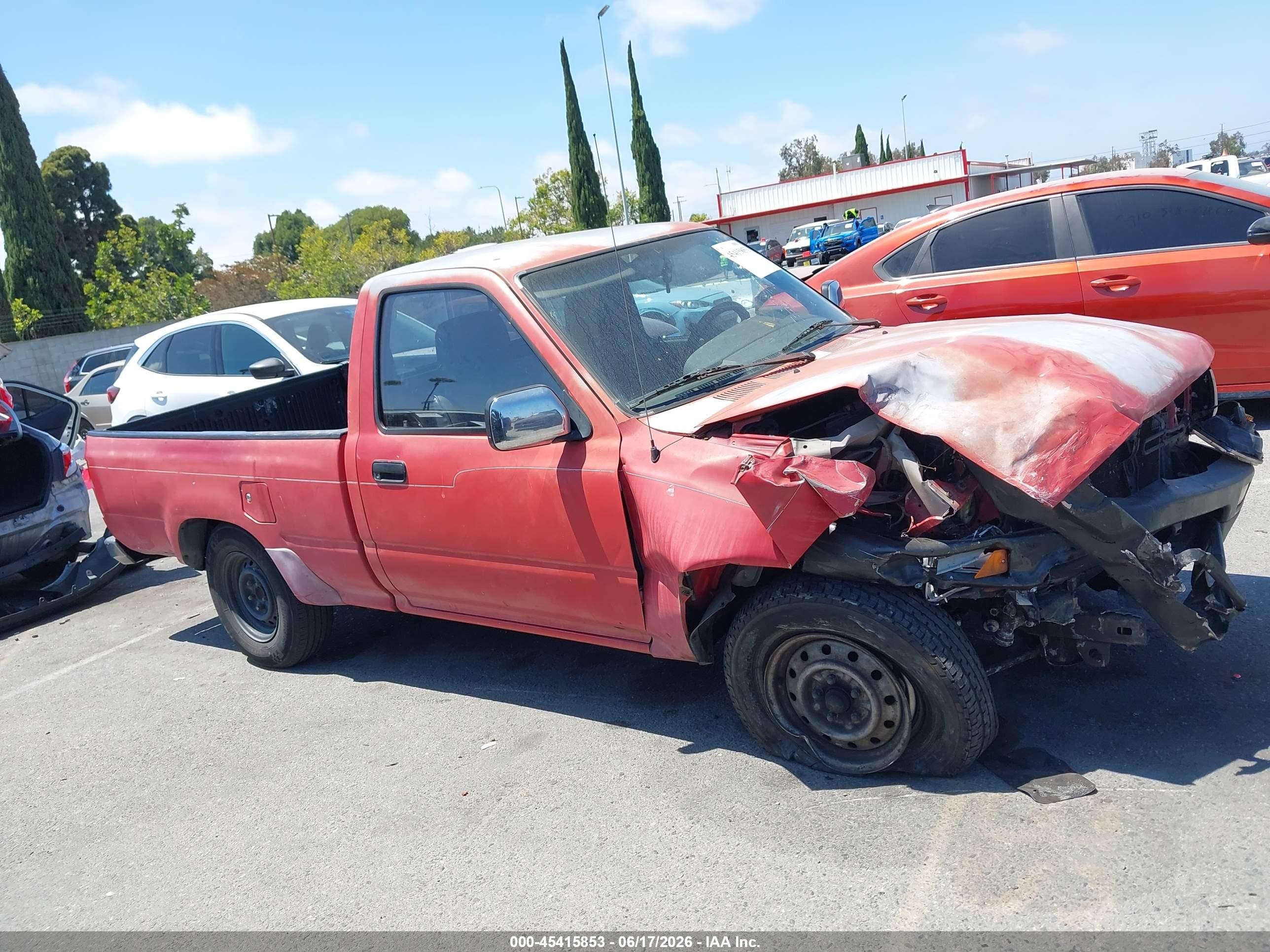 1989 Toyota Pickup 1/2 Ton Sht Wheelbase Dlx Красный vin: JT4RN81P8K0021555