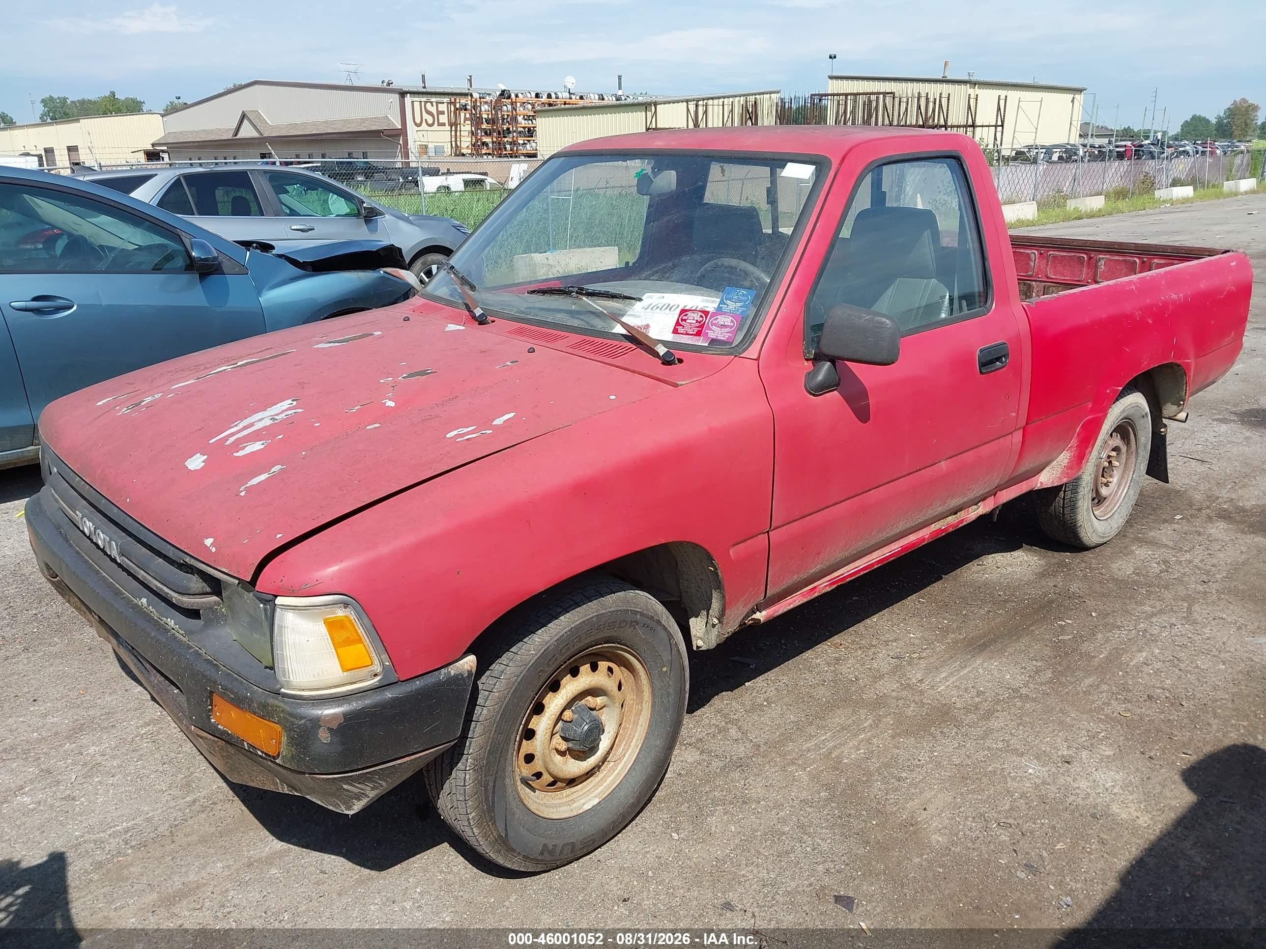 1989 Toyota Pickup 1/2 Ton Short Wheelbase Red vin: JT4RN81R6K5003530