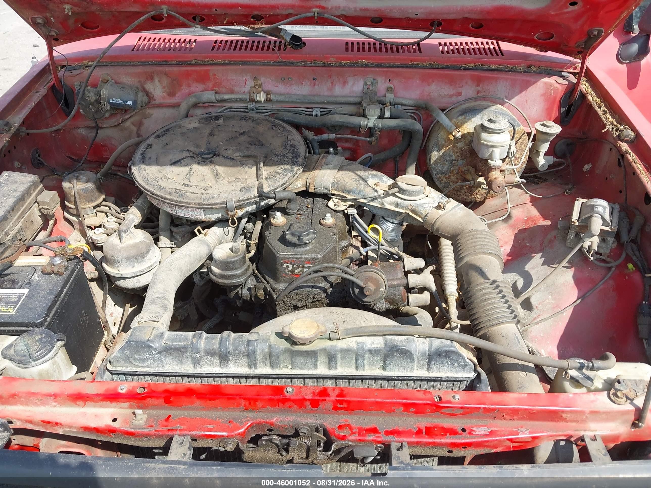 1989 Toyota Pickup 1/2 Ton Short Wheelbase Red vin: JT4RN81R6K5003530