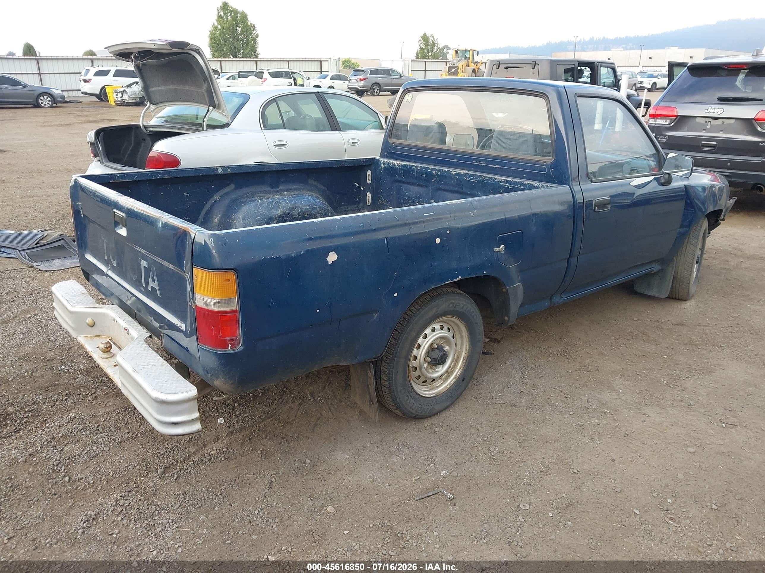 1989 Toyota Pickup 1/2 Ton Short Wheelbase Синий vin: JT4RN81RXK5037762
