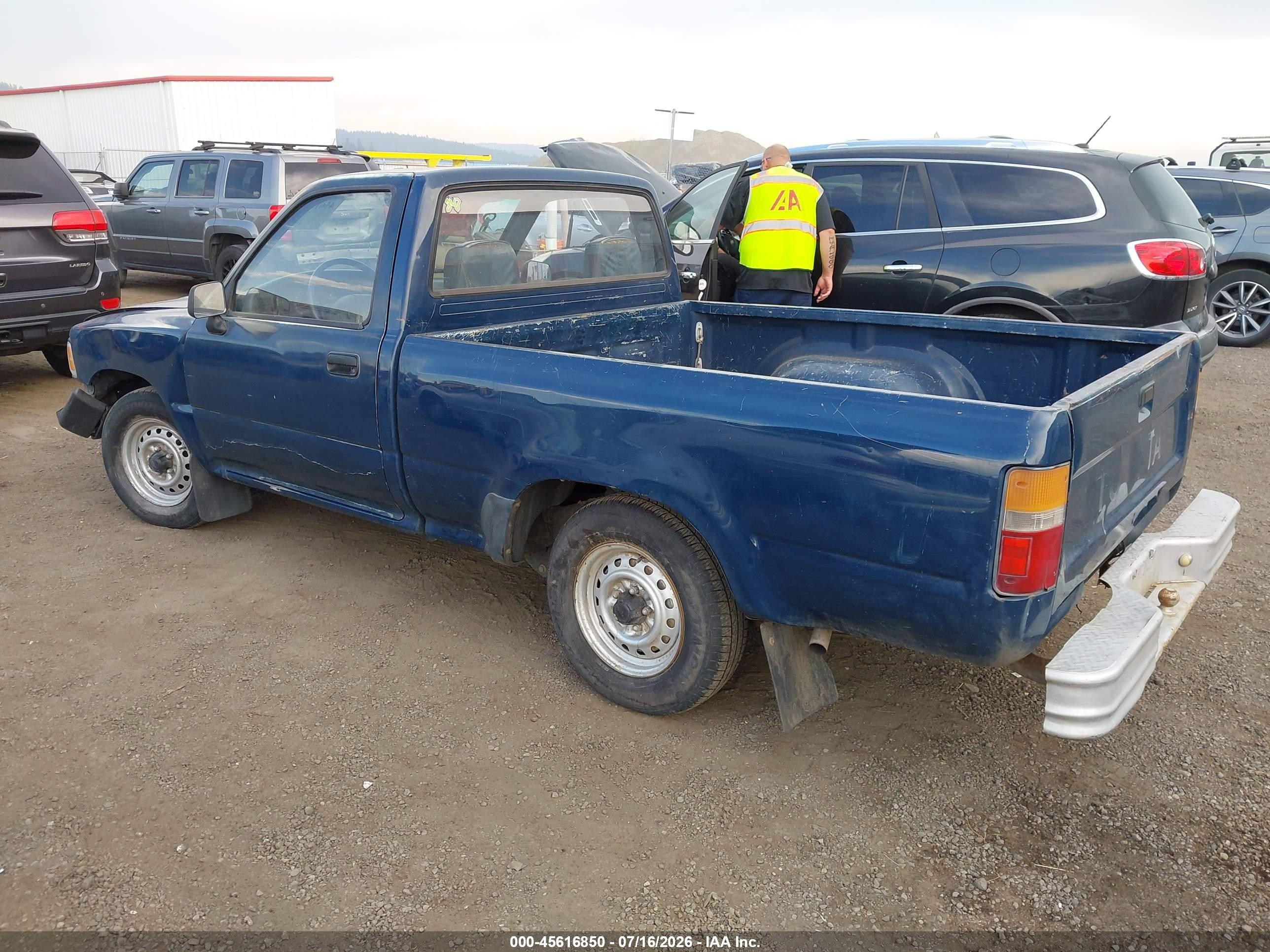 1989 Toyota Pickup 1/2 Ton Short Wheelbase Синий vin: JT4RN81RXK5037762