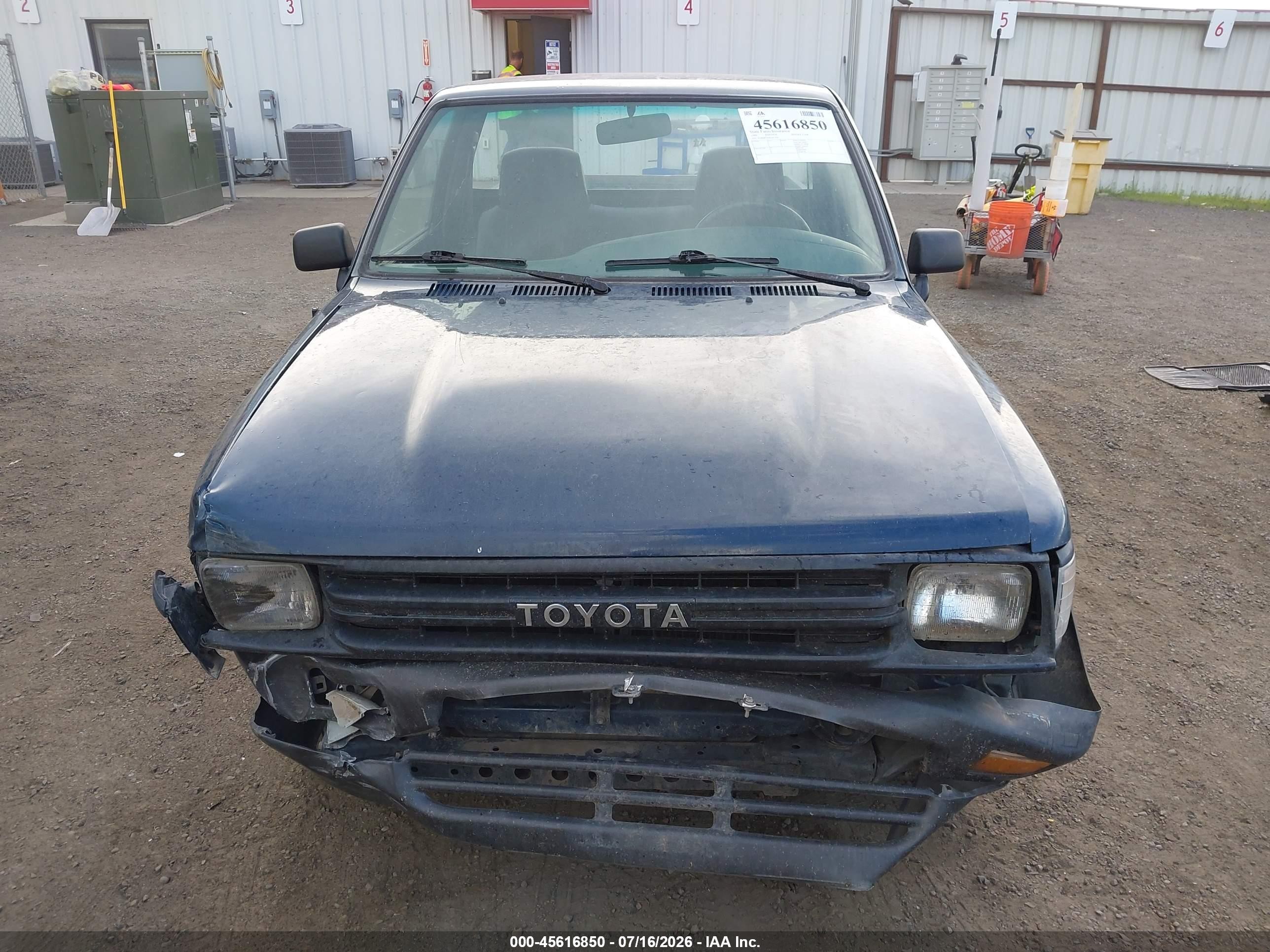 1989 Toyota Pickup 1/2 Ton Short Wheelbase Синий vin: JT4RN81RXK5037762