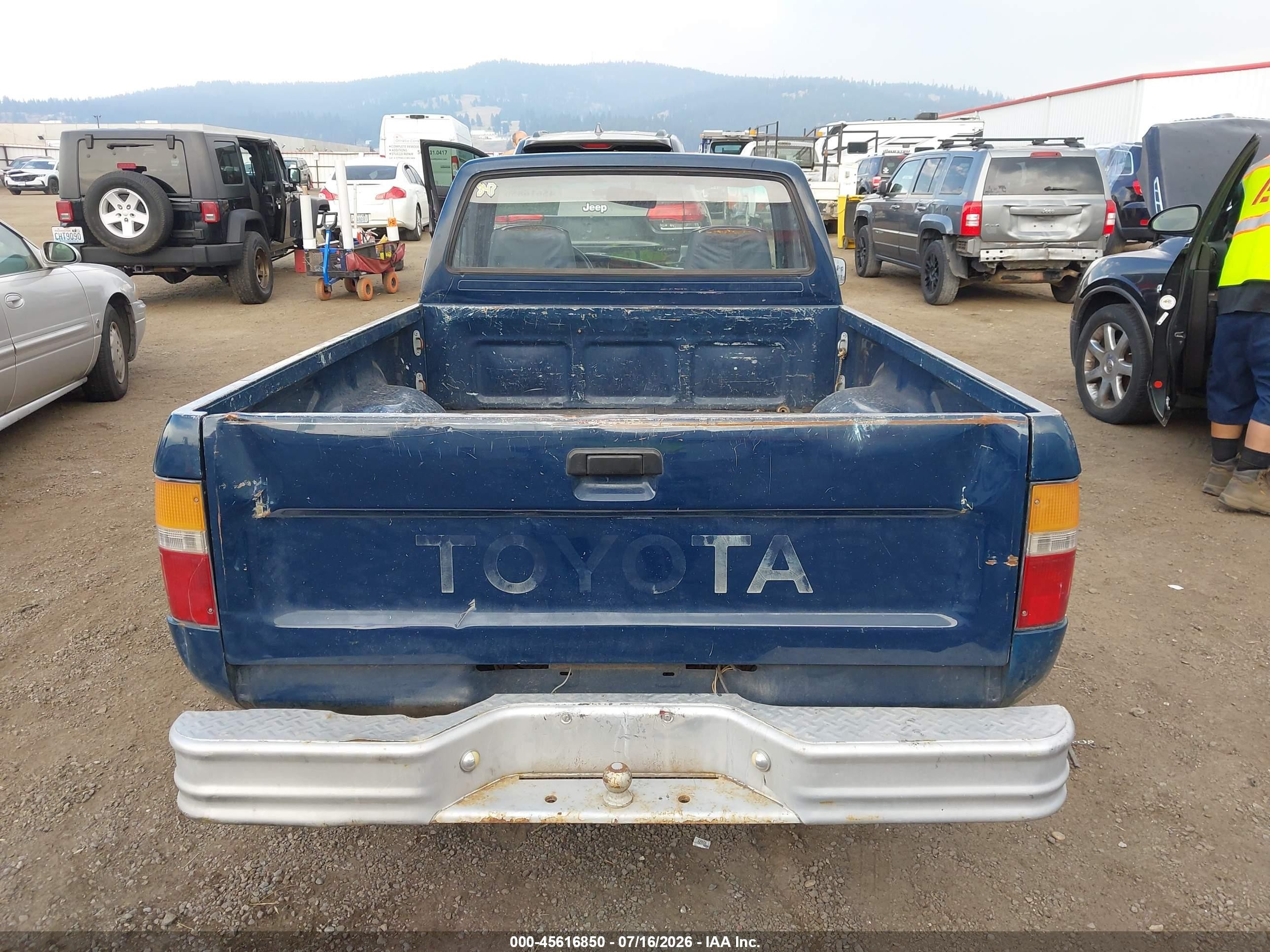 1989 Toyota Pickup 1/2 Ton Short Wheelbase Синий vin: JT4RN81RXK5037762