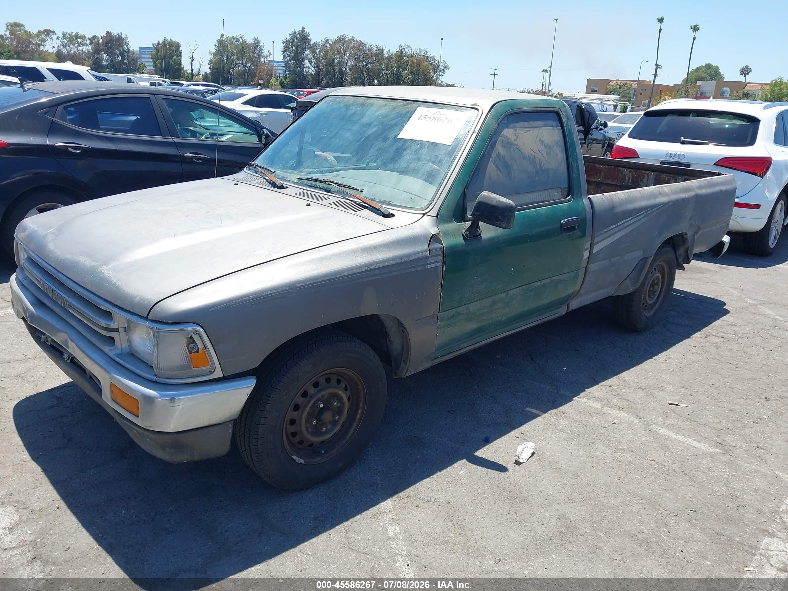 1989 Toyota Pickup 1/2 Ton Lng Wheelbase Dlx Gray vin: JT4RN82P0K0000018