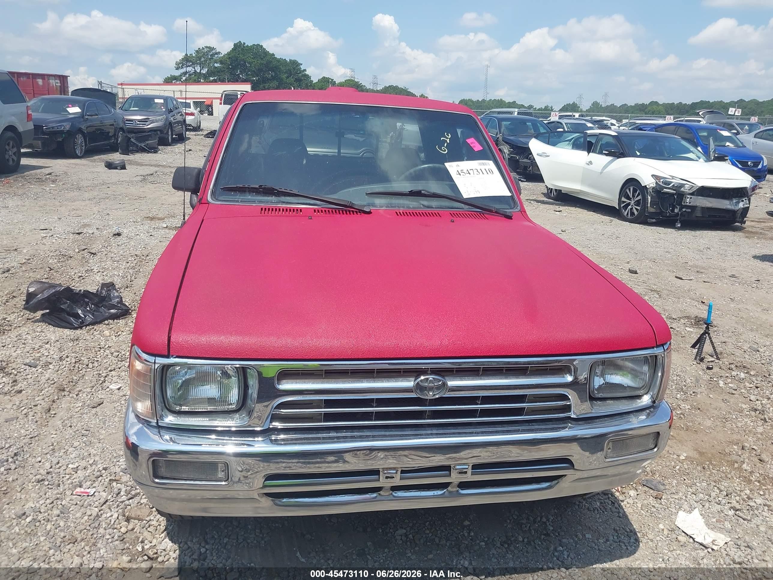 1994 Toyota Pickup 1/2 Ton Ex Lng Whlbase/dx Red vin: JT4RN93P0R5099120