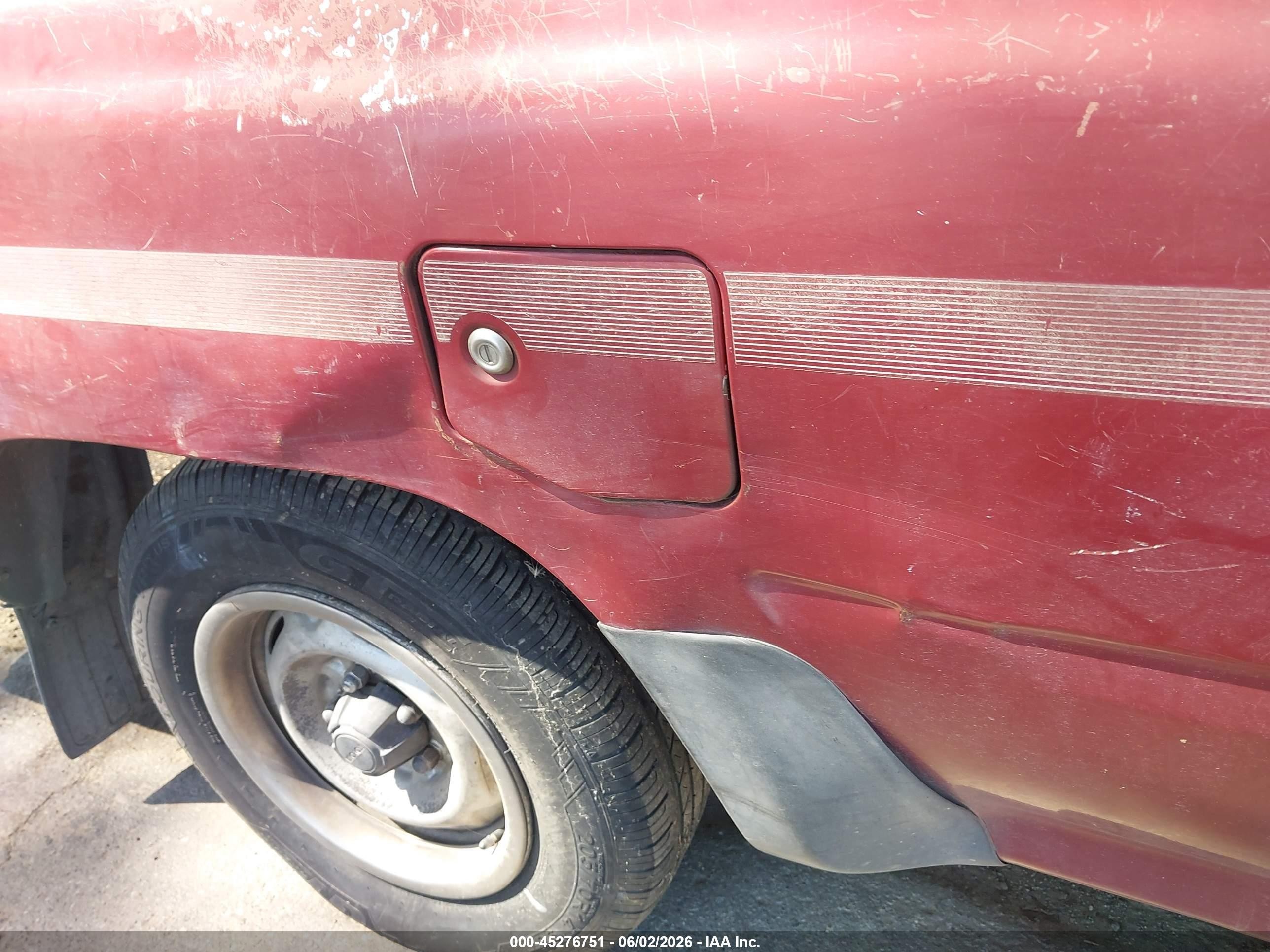 1991 Toyota Pickup 1/2 Ton Ex Lng Whlbse Dlx Red vin: JT4RN93P1M5041462