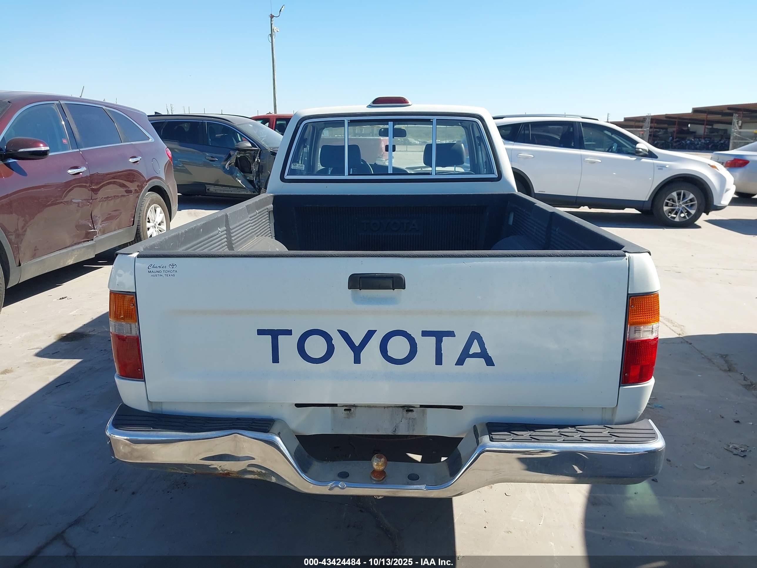 1995 Toyota Pickup 1/2 Ton Ex Lng Whlbase/dx White vin: JT4RN93P1S5114438