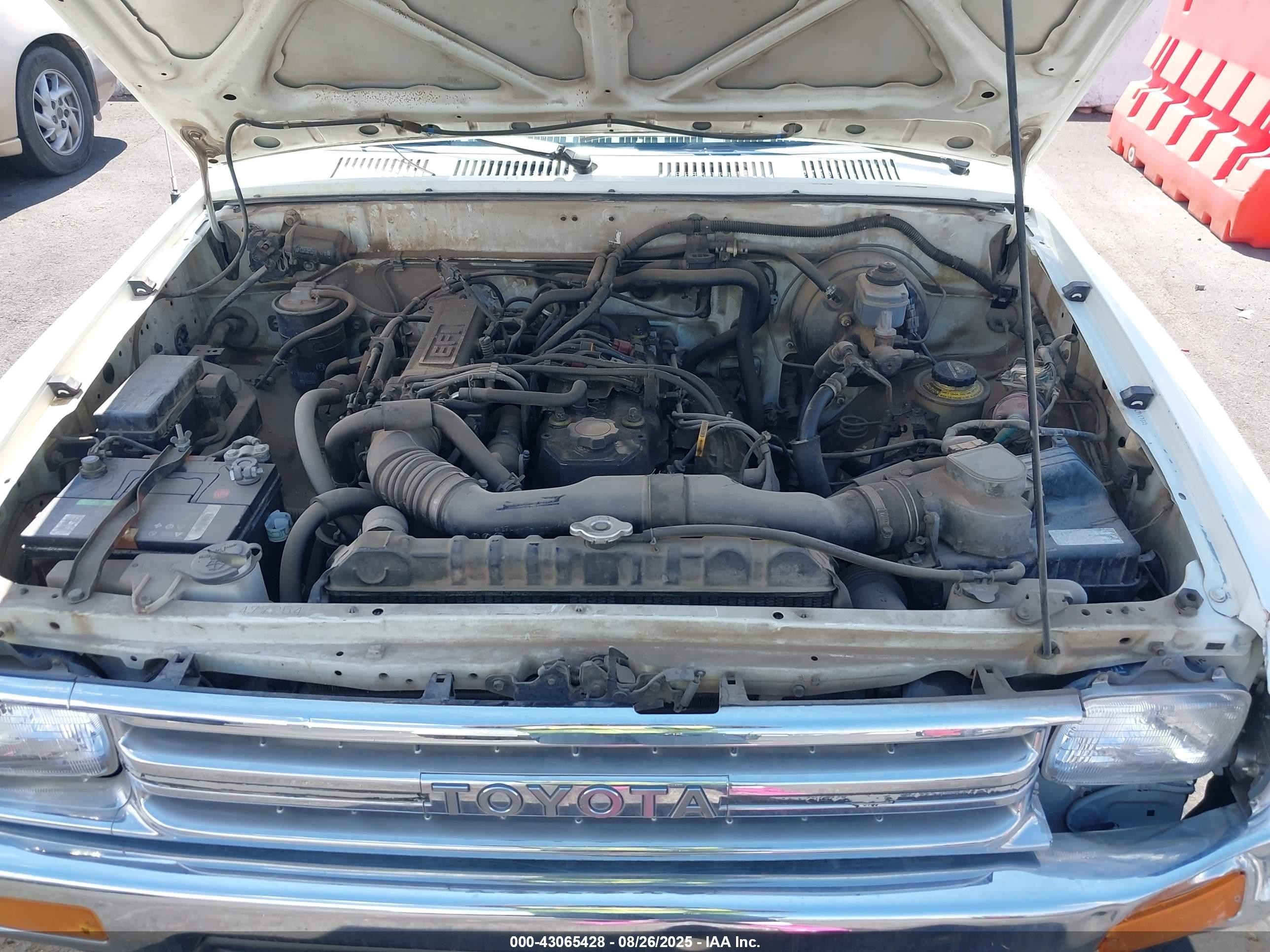 1991 Toyota Pickup 1/2 Ton Ex Lng Whlbse Dlx White vin: JT4RN93P2M5027263