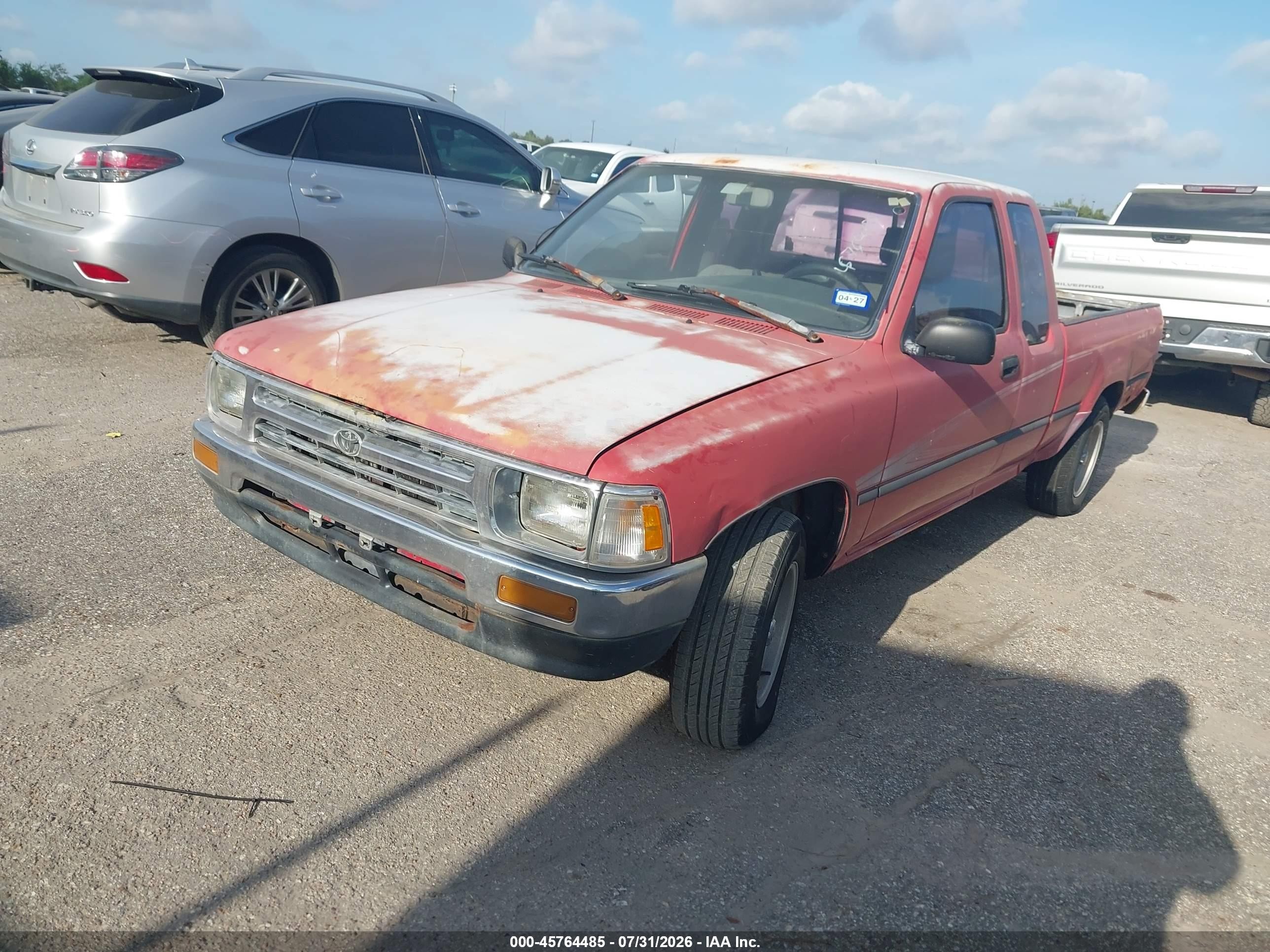 1992 Toyota Pickup 1/2 Ton Ex Lng Whlbse Dlx Красный vin: JT4RN93P2N5058398